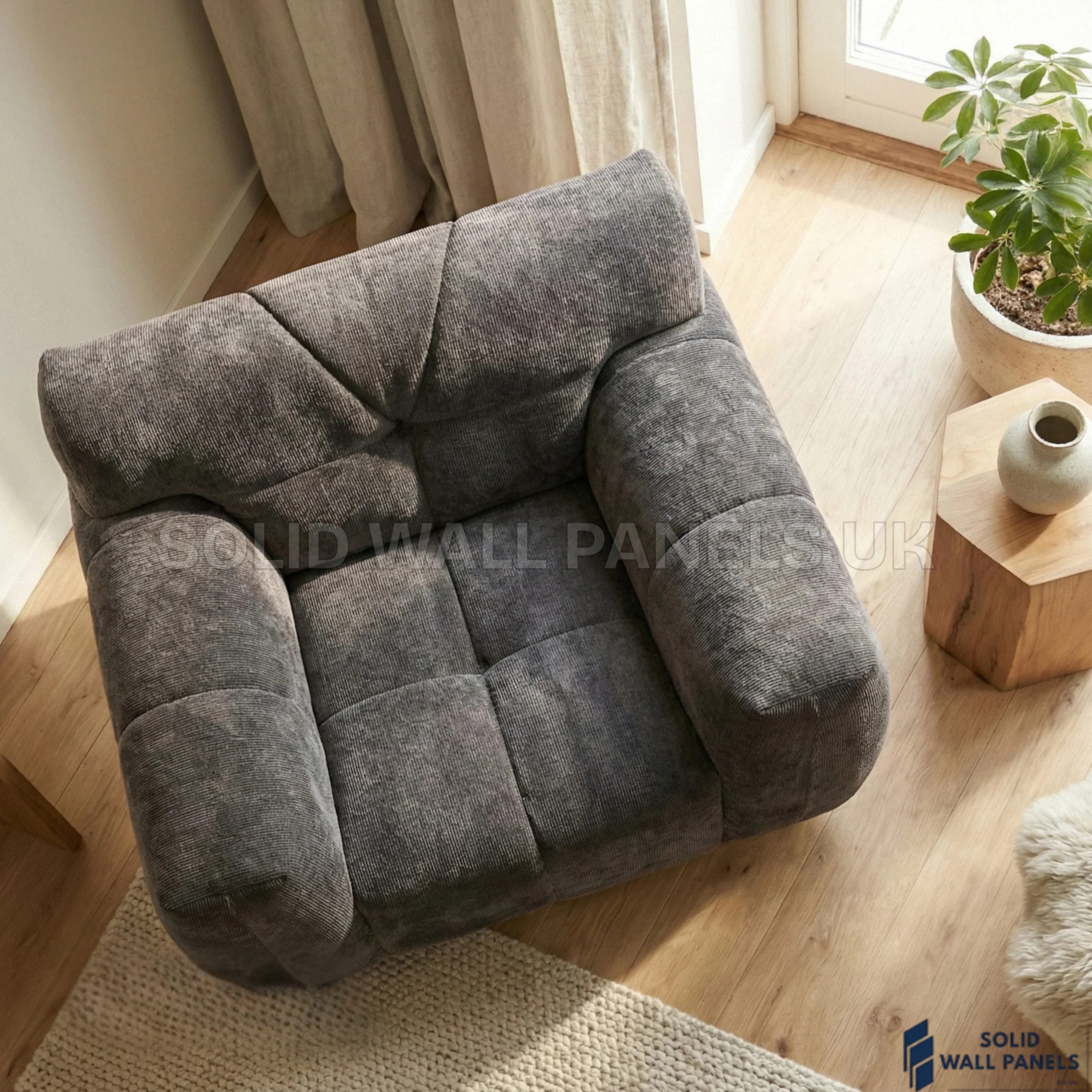 Harlem Sofa Range – Cocoa Chocolate Velvet | 3 Seater, 2 Seater, Armchair & Stool | Luxury Modern Sofa Set