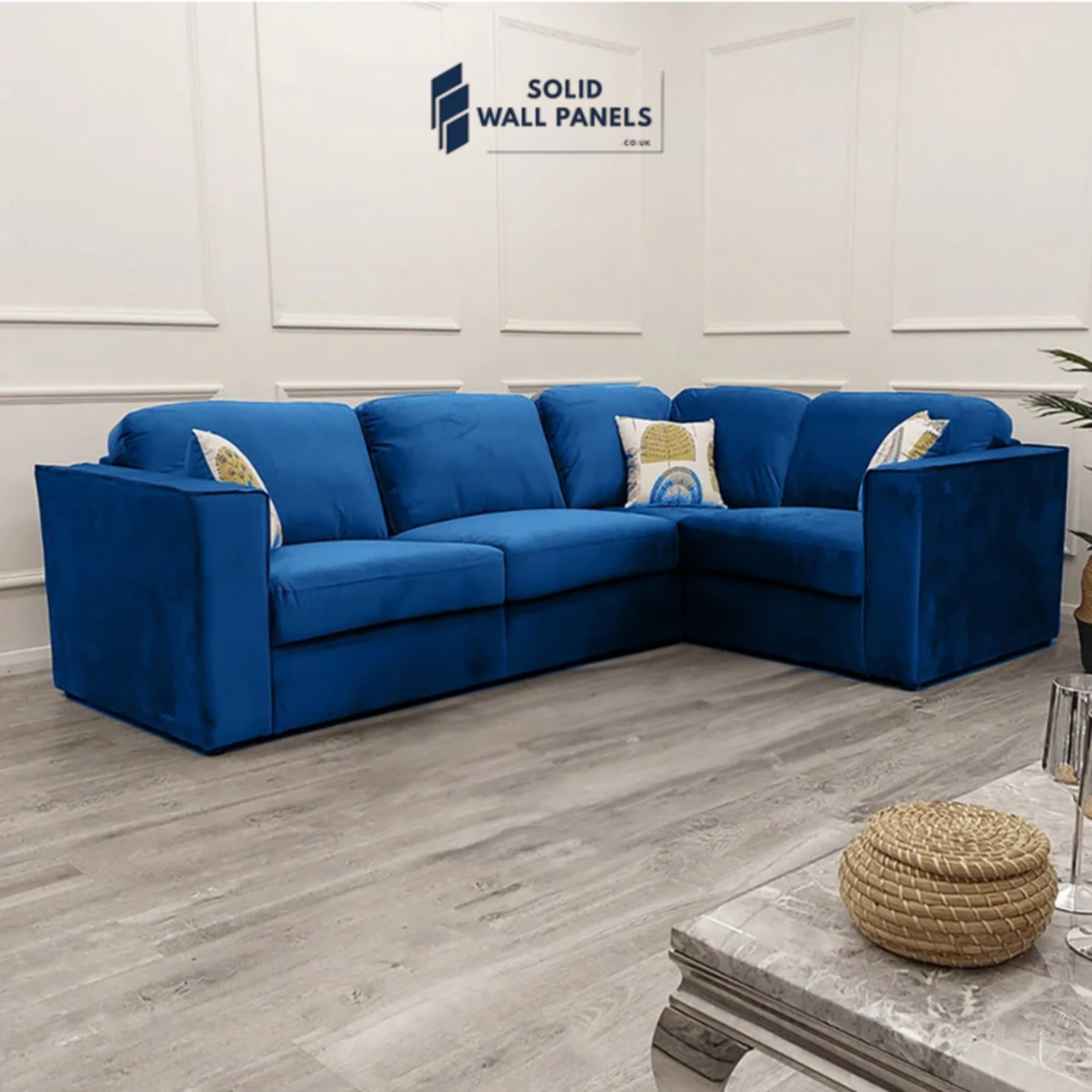 Hudson 4 Piece Corner Sofa – Modular, Stylish & Comfortable | Solid Wall Panels UK