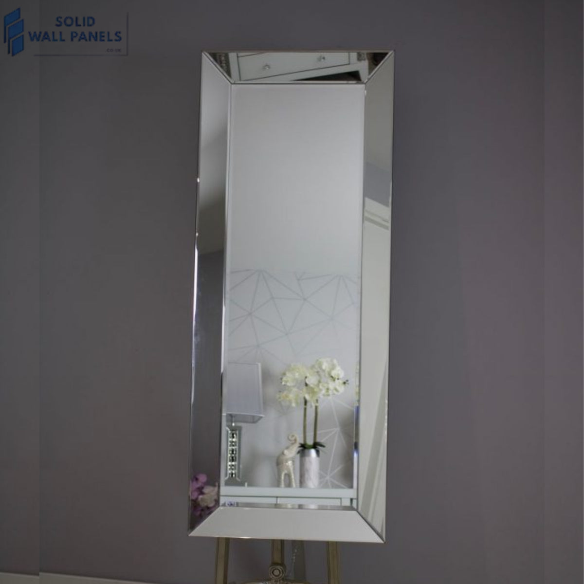 Kensington Mirror – 150×60 cm | Luxury Full-Length Wall Mirror | Solid Wall Panels UK