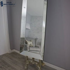 Kensington Mirror – 150×60 cm | Luxury Full-Length Wall Mirror | Solid Wall Panels UK