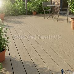 Khaki WPC Decking Board – 290cm (4 pieces) | Outdoor Composite Decking – Low Maintenance & Slip Resistant