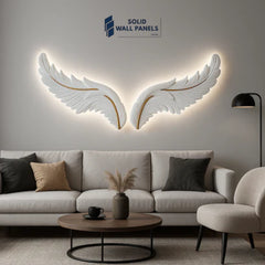 LED Wings Wall Art –  Illuminated Wing Design | Luxury Lighted Wall Decor