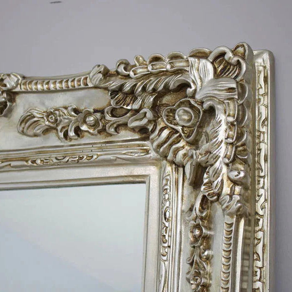 Large Paris Mirror 103×204 cm | Gold White Silver Champagne