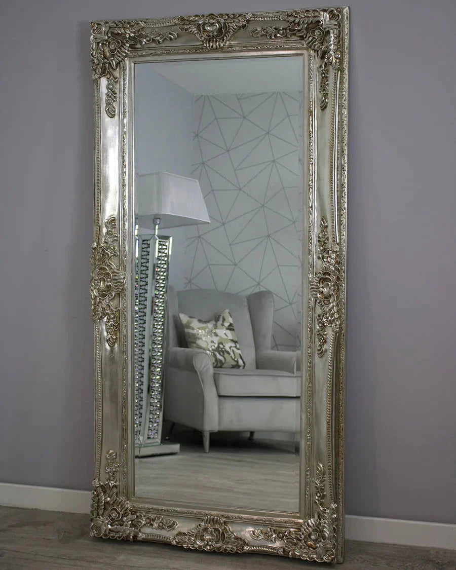 Large Paris Mirror 103×204 cm | Gold White Silver Champagne
