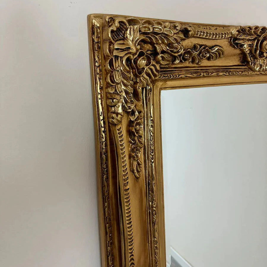 Large Paris Mirror 103×204 cm | Gold White Silver Champagne