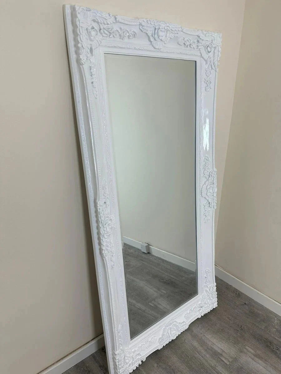 Large Paris Mirror 103×204 cm | Gold White Silver Champagne