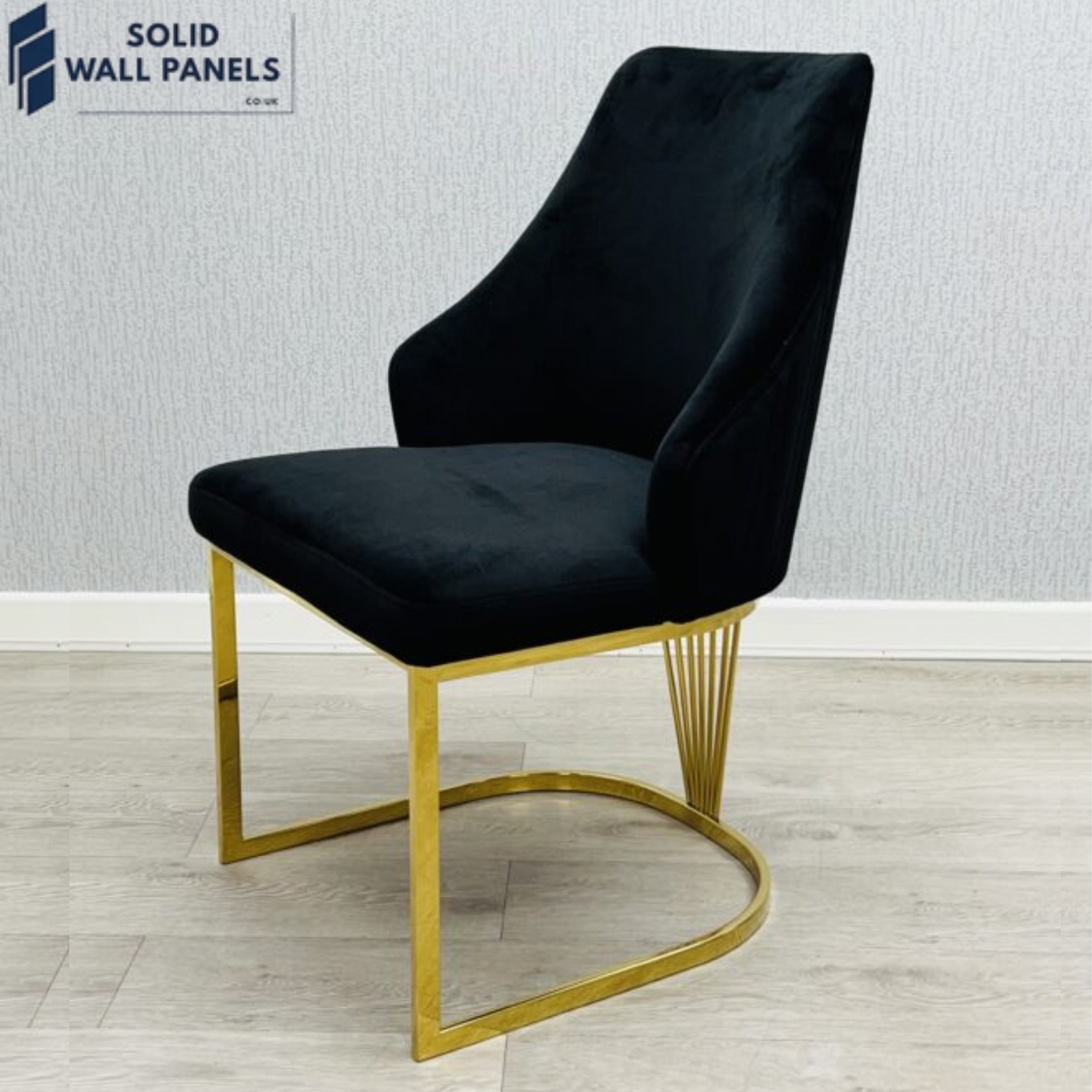 Lasco Dining Chairs | Luxury Velvet & Metal, Available in 4 Colours