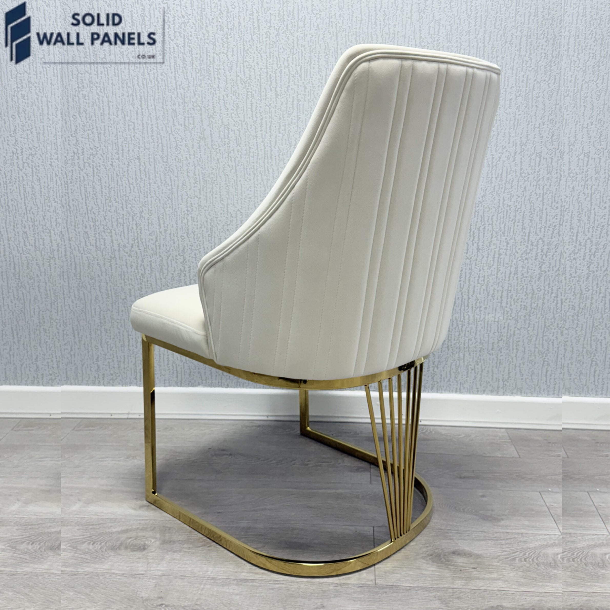 Lasco Dining Chairs | Luxury Velvet & Metal, Available in 4 Colours