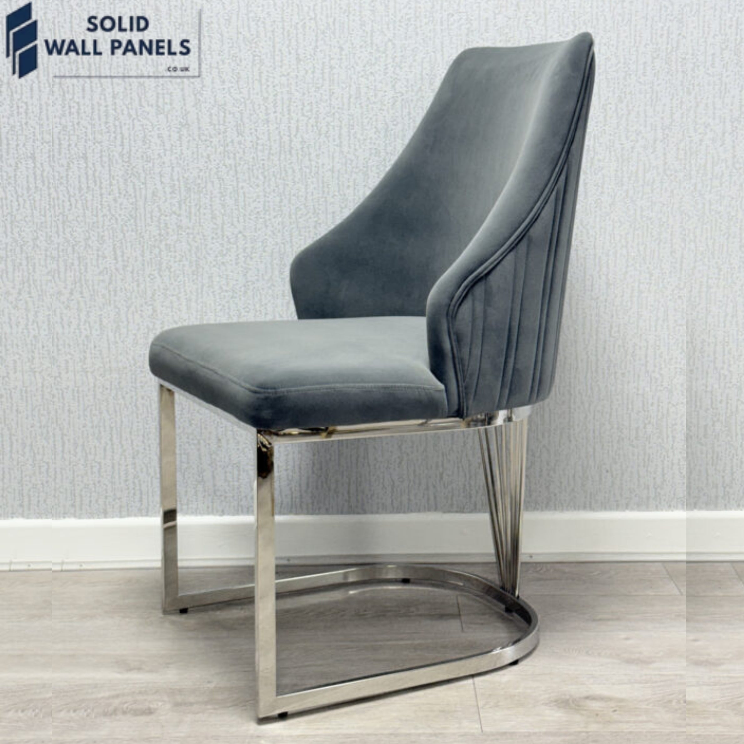 Lasco Dining Chairs | Luxury Velvet & Metal, Available in 4 Colours