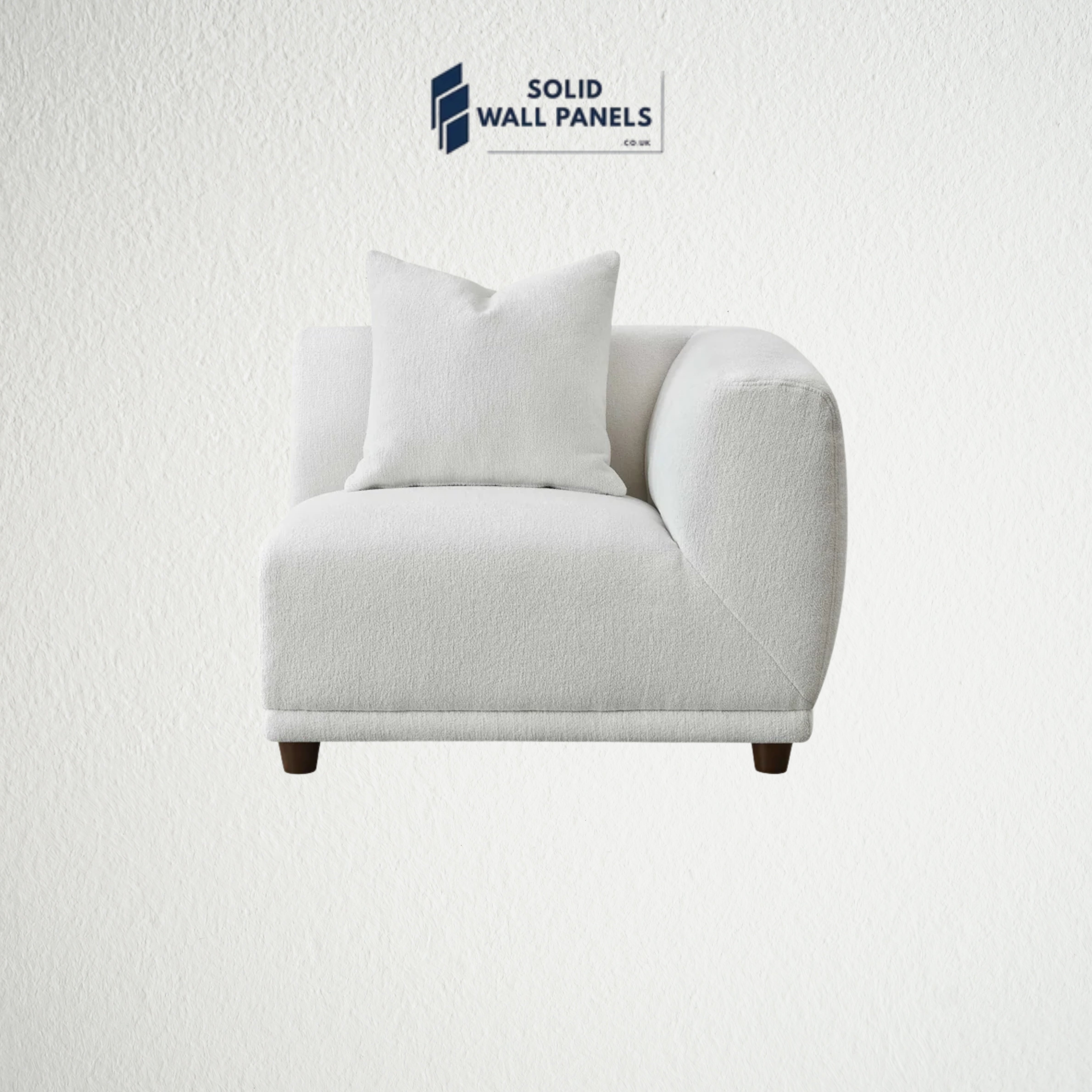 Lottie Modular Corner Sofa – Polar Boucle Fabric | 5-Seater Modular Design | Versatile, Luxury Comfort