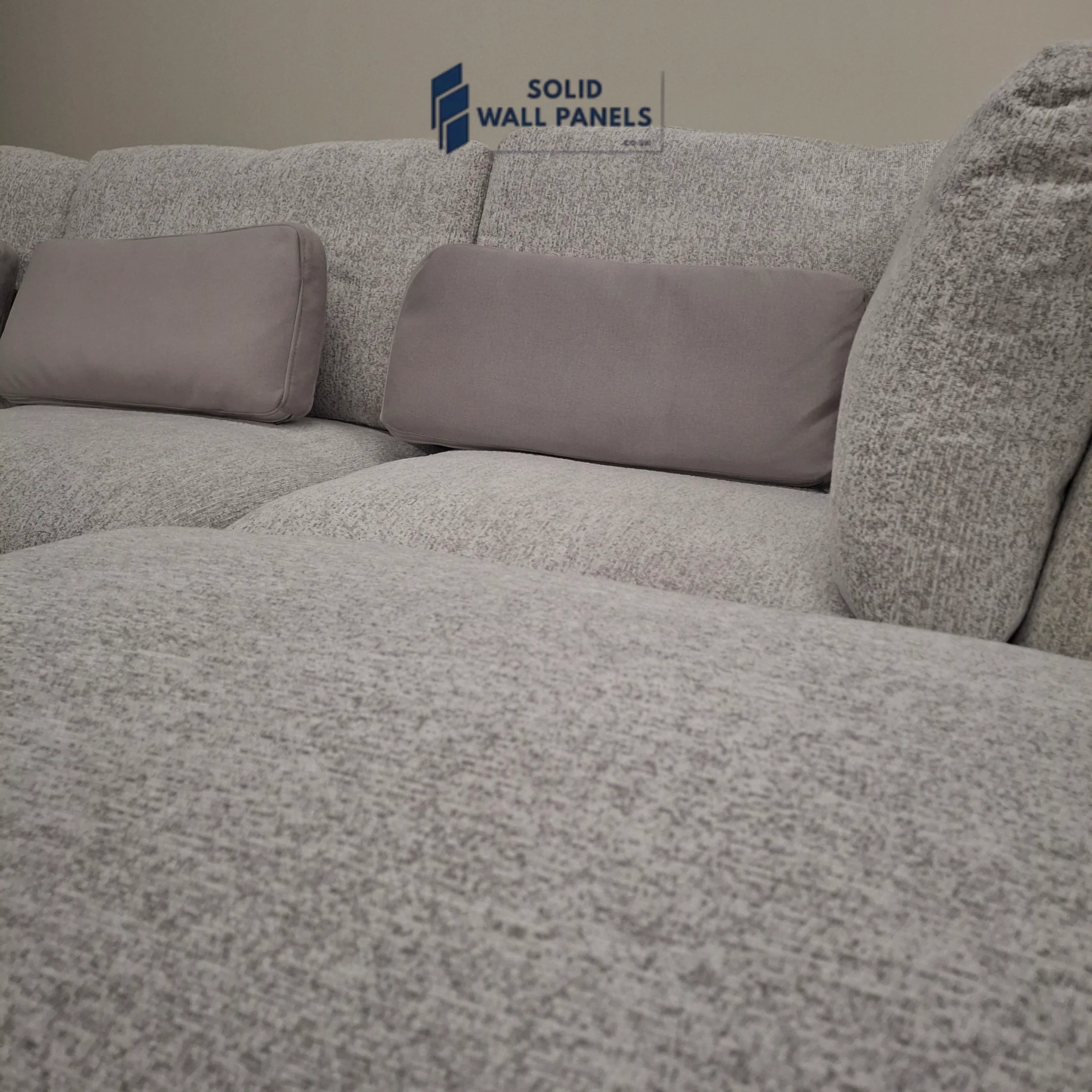 Madison U-Shaped Sofa in Light Grey – Spacious and Stylish Modular Design