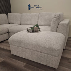 Madison U-Shaped Sofa in Light Grey – Spacious and Stylish Modular Design