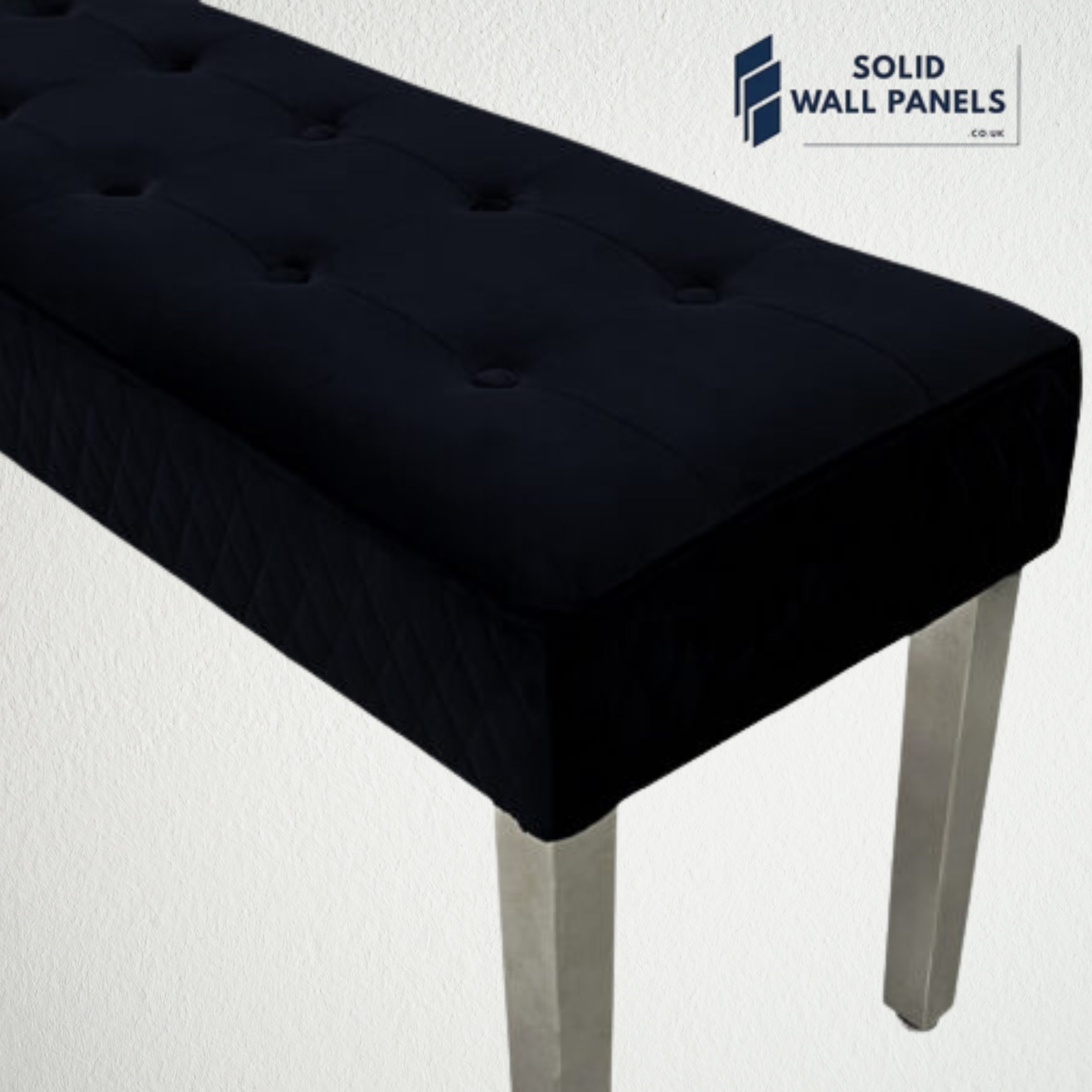 Majestic Bench – Modern Luxury Velvet Seating | Solid Wall Panels