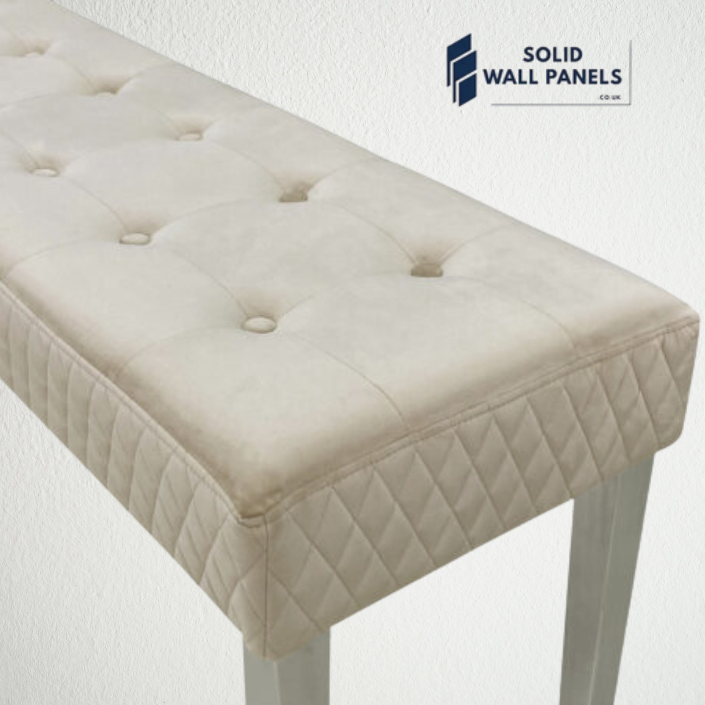 Majestic Bench – Modern Luxury Velvet Seating | Solid Wall Panels