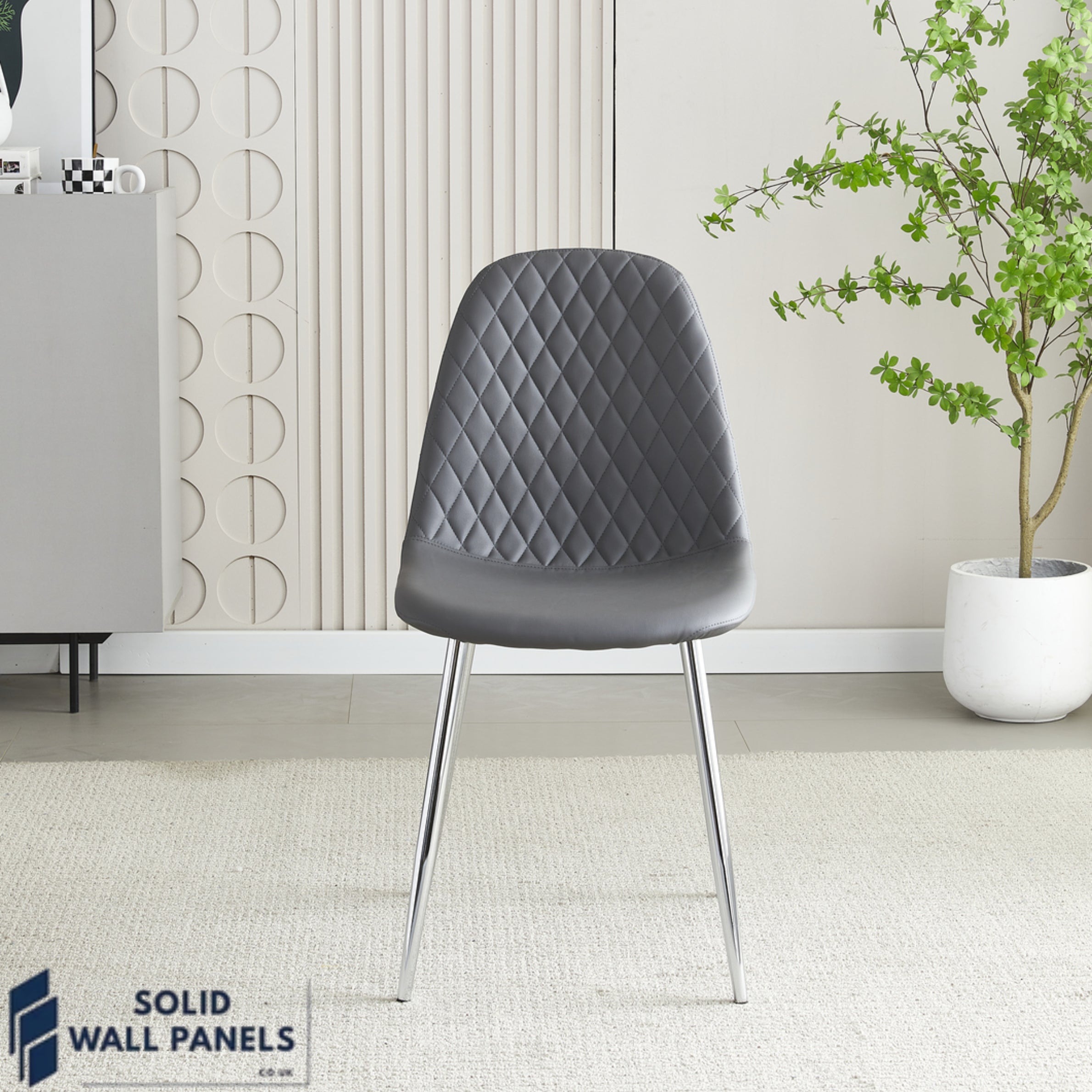 Mexico PU Dining Chair Set of 2 –  Modern Design Available in 3 Colours