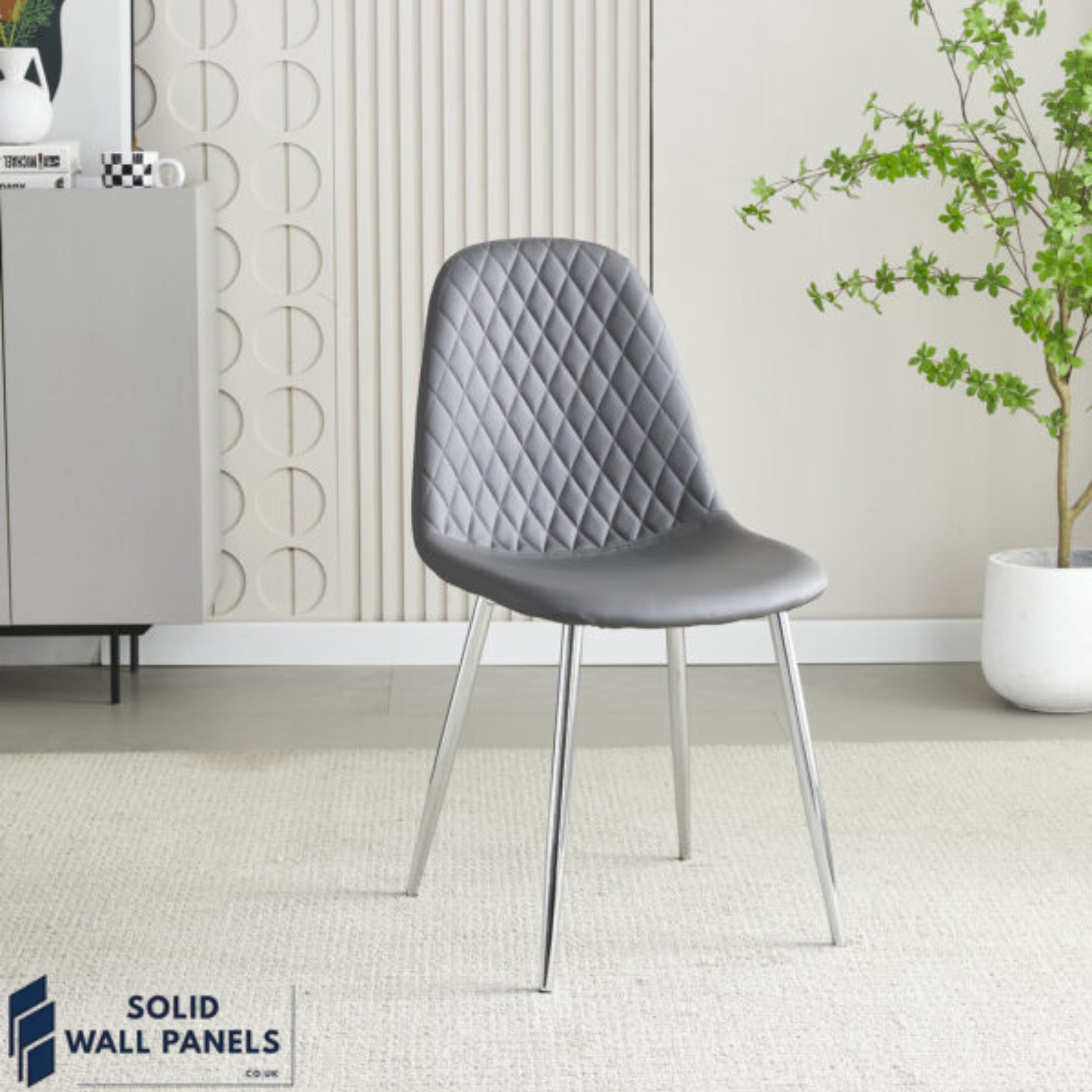 Mexico PU Dining Chair Set of 2 –  Modern Design Available in 3 Colours