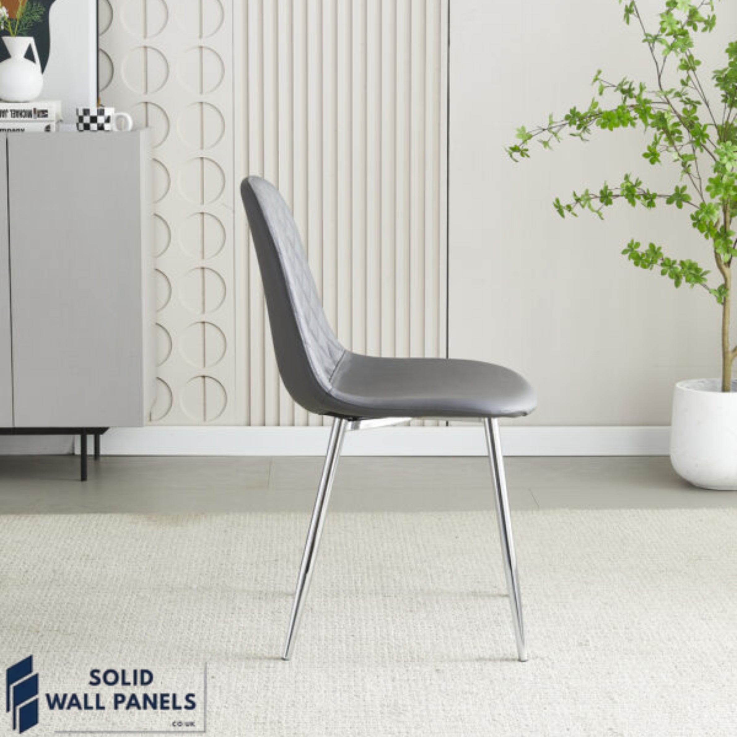 Mexico PU Dining Chair Set of 2 –  Modern Design Available in 3 Colours