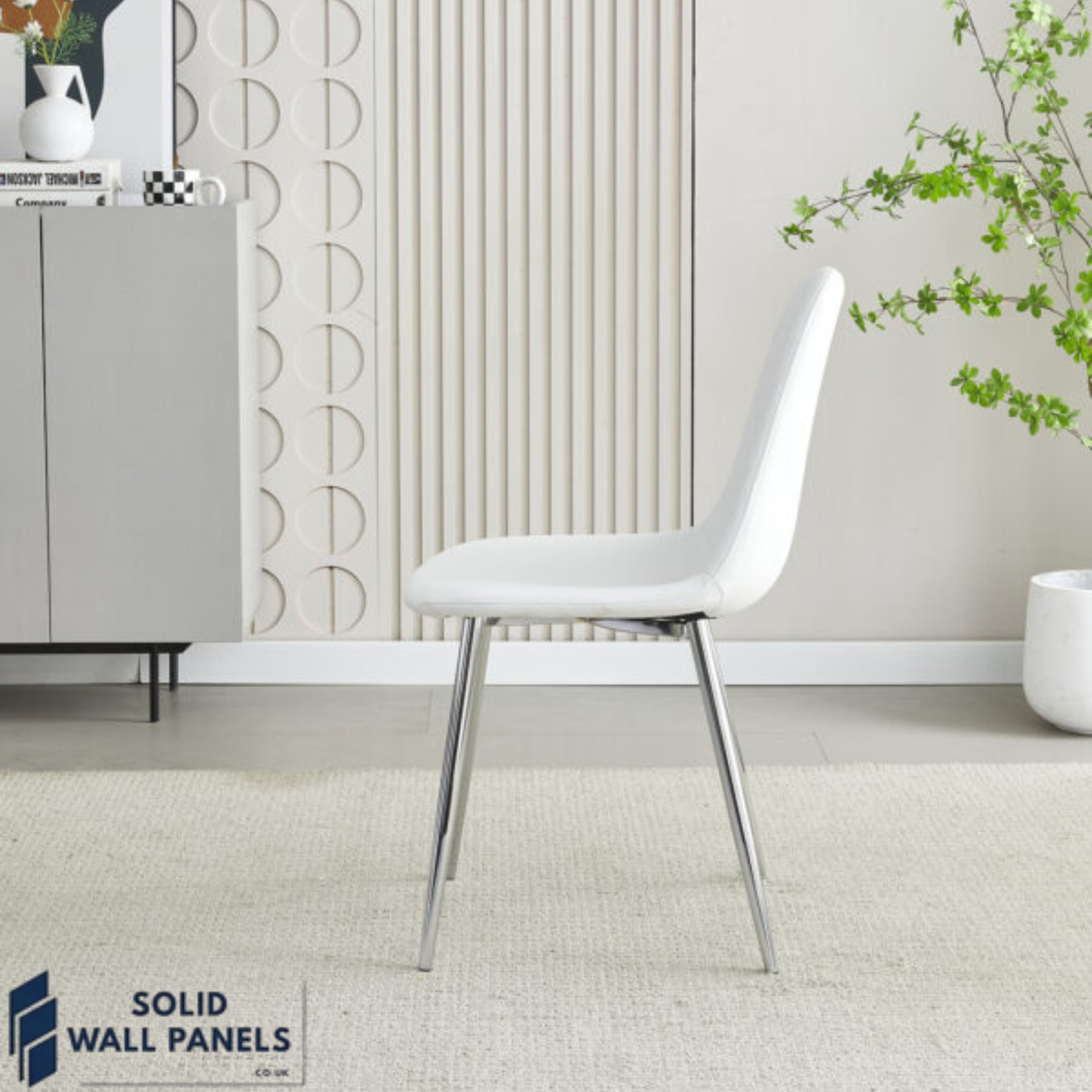 Mexico PU Dining Chair Set of 2 –  Modern Design Available in 3 Colours