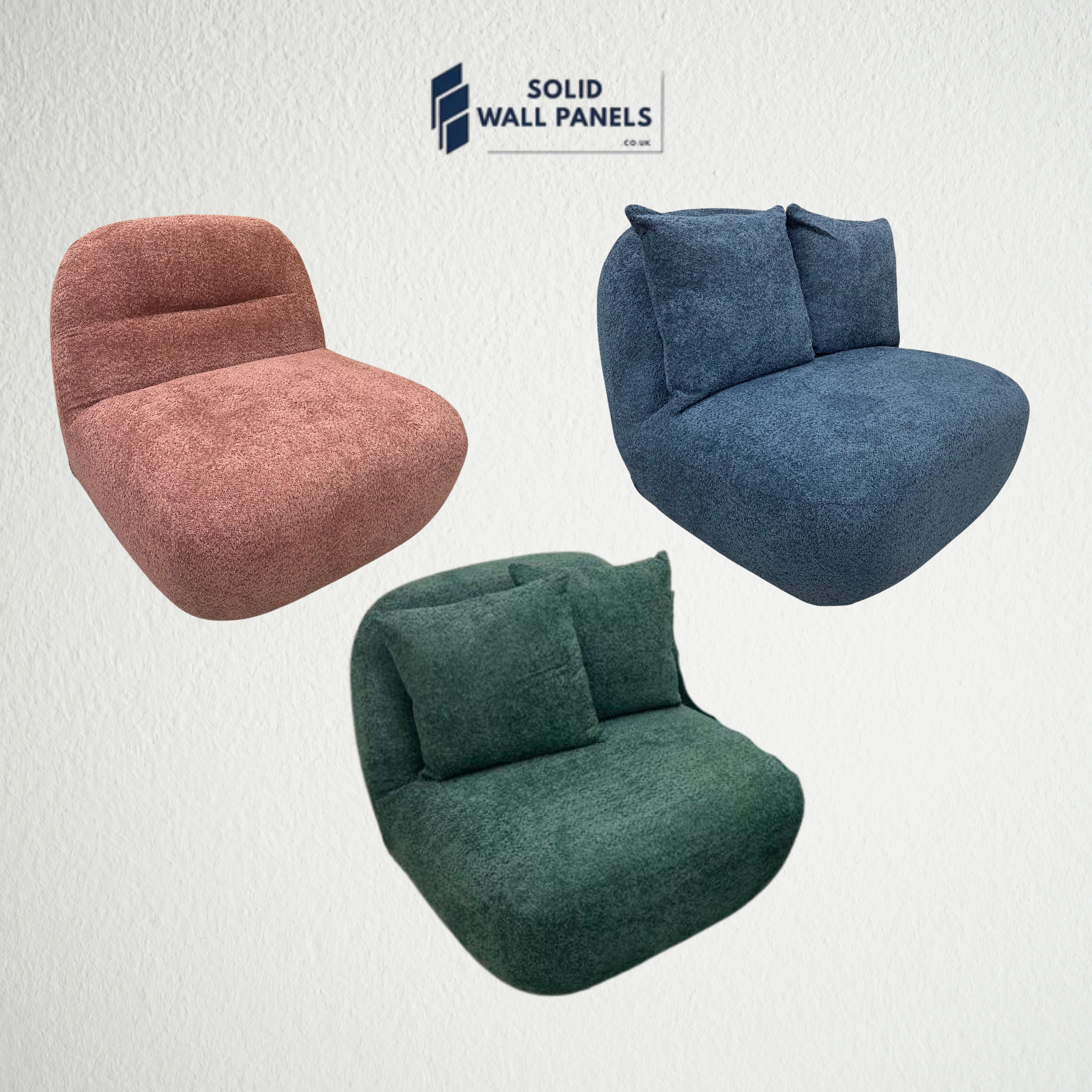 Miami Swivel Accent Chair – Premium Boucle Fabric | Luxurious Comfort | Fast UK Delivery