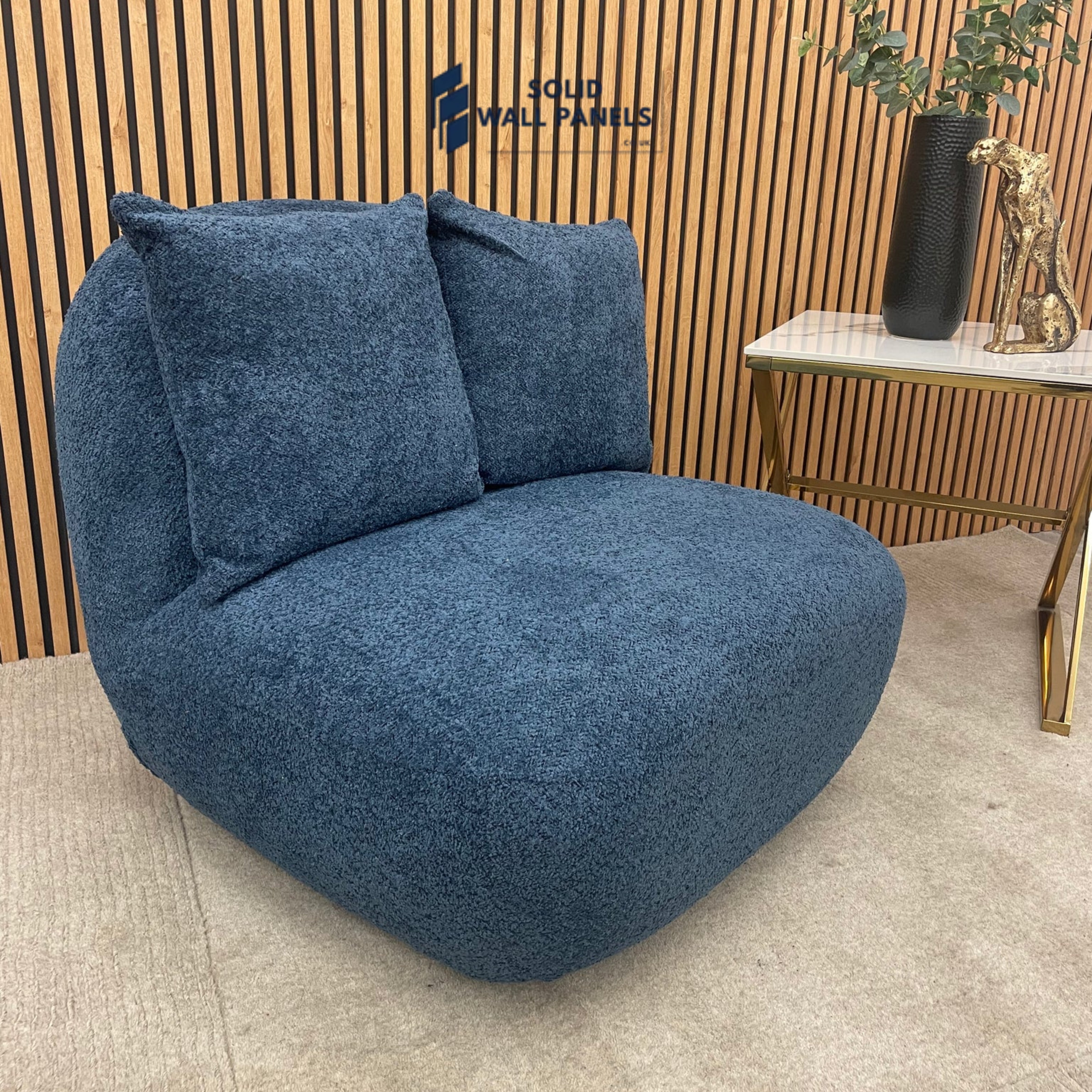 Miami Swivel Accent Chair – Premium Boucle Fabric | Luxurious Comfort | Fast UK Delivery