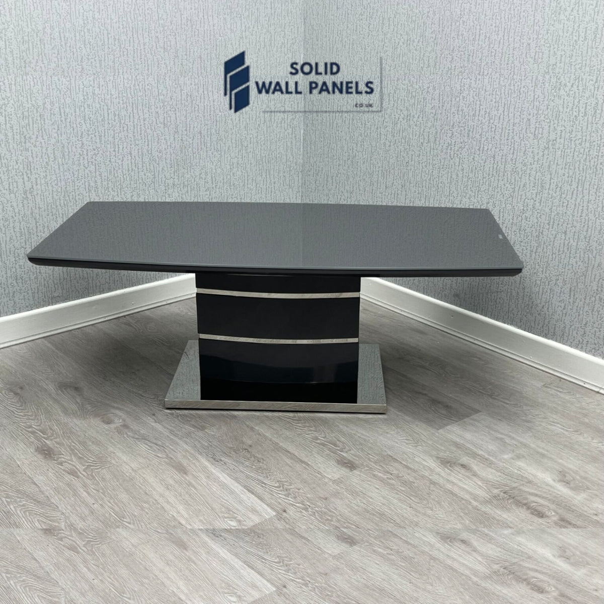 Milan  High Gloss Coffee Table – Black, Grey, Cappuccino & White