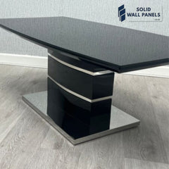 Milan  High Gloss Coffee Table – Black, Grey, Cappuccino & White