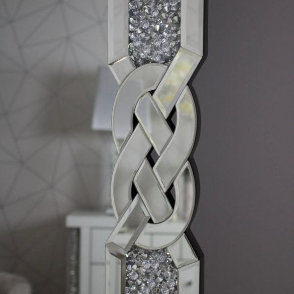 Mocka Lattice Mirror | Elegant Geometric Design | Luxury Wall Mirror