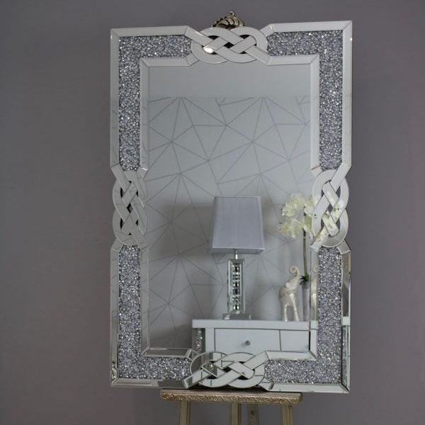 Mocka Lattice Mirror | Elegant Geometric Design | Luxury Wall Mirror