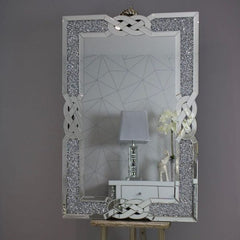 Mocka Lattice Mirror | Elegant Geometric Design | Luxury Wall Mirror