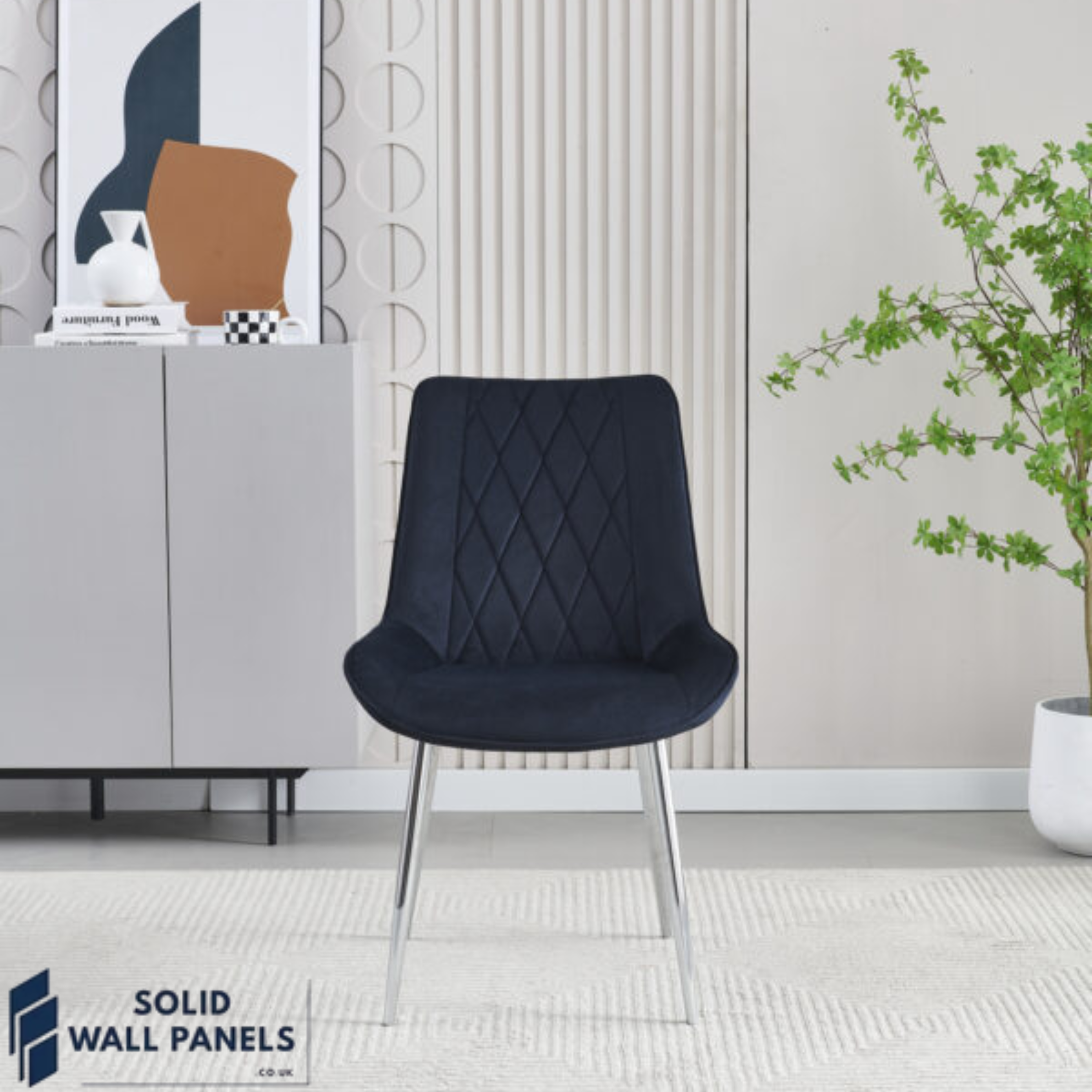 Modern Design Mortiz Velvet Dining Chair | 4 Colours Available