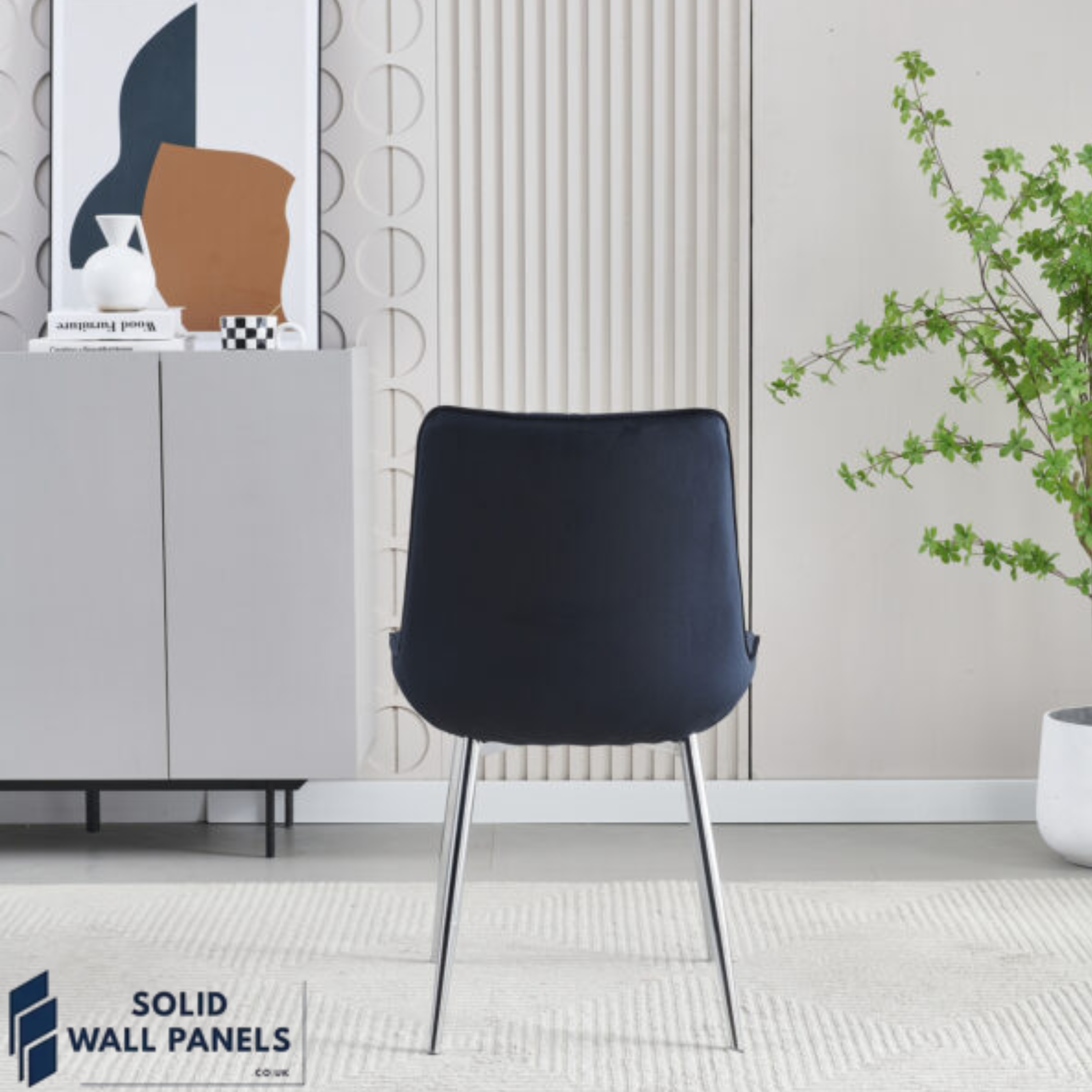 Modern Design Mortiz Velvet Dining Chair | 4 Colours Available