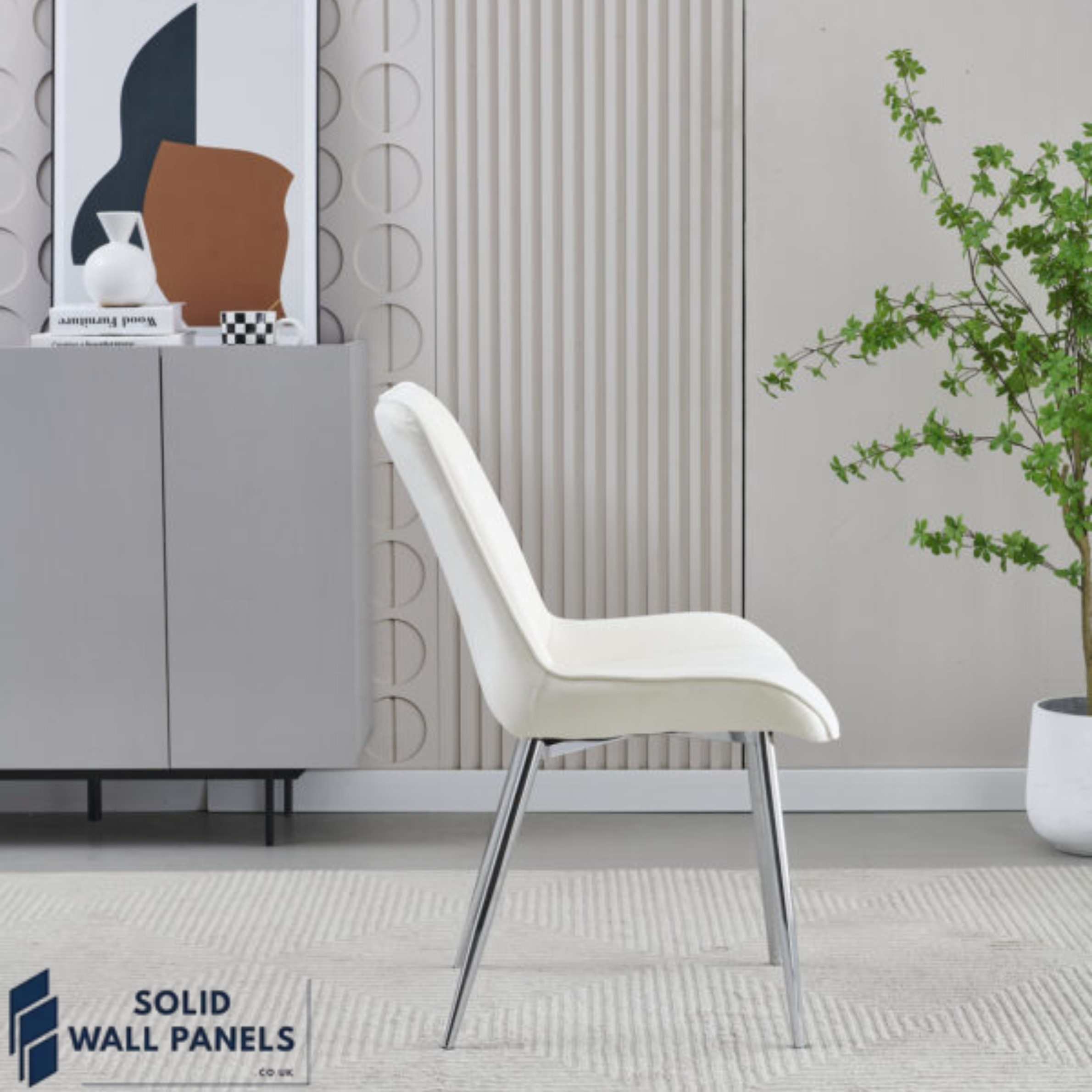 Modern Design Mortiz Velvet Dining Chair | 4 Colours Available