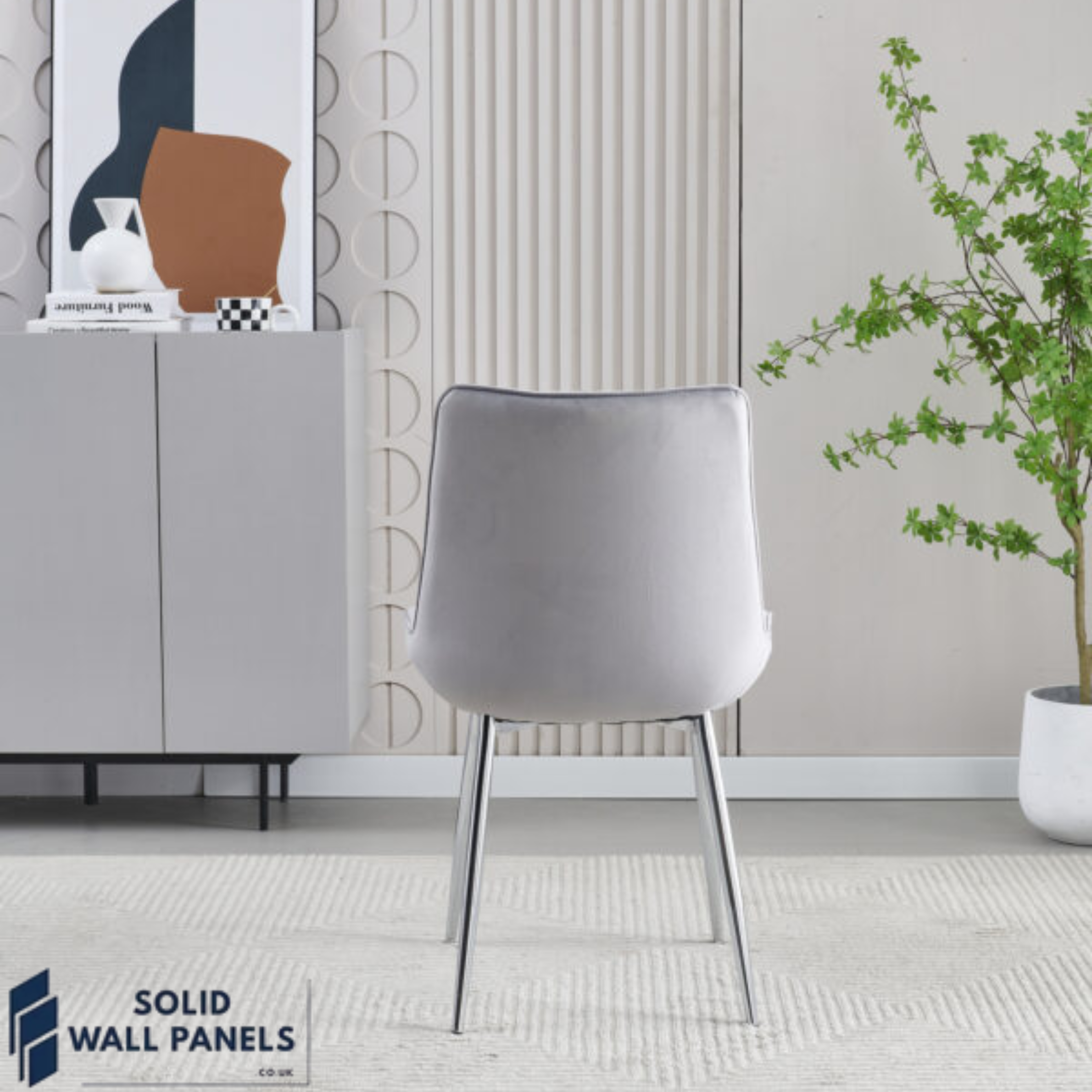 Modern Design Mortiz Velvet Dining Chair | 4 Colours Available