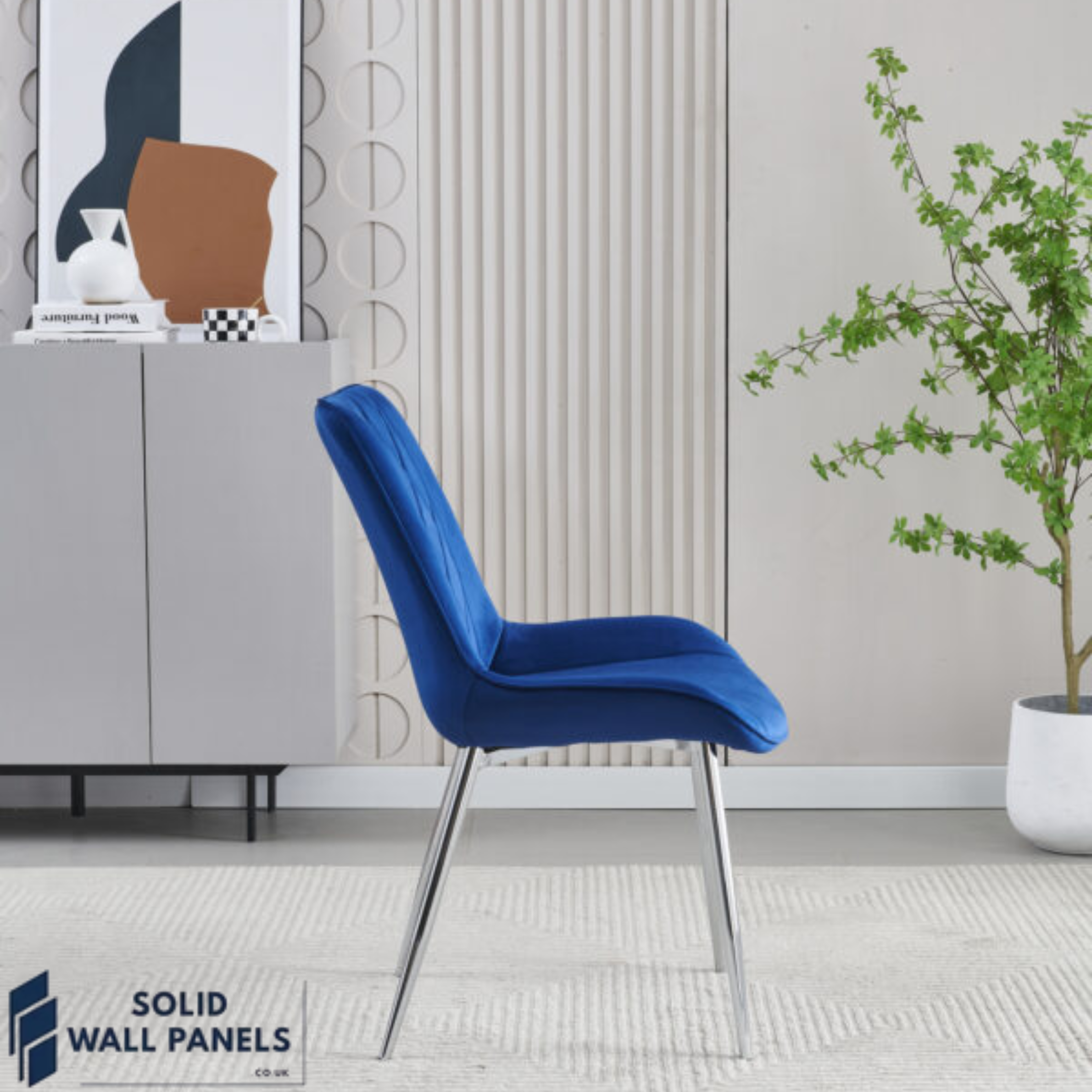 Modern Design Mortiz Velvet Dining Chair | 4 Colours Available