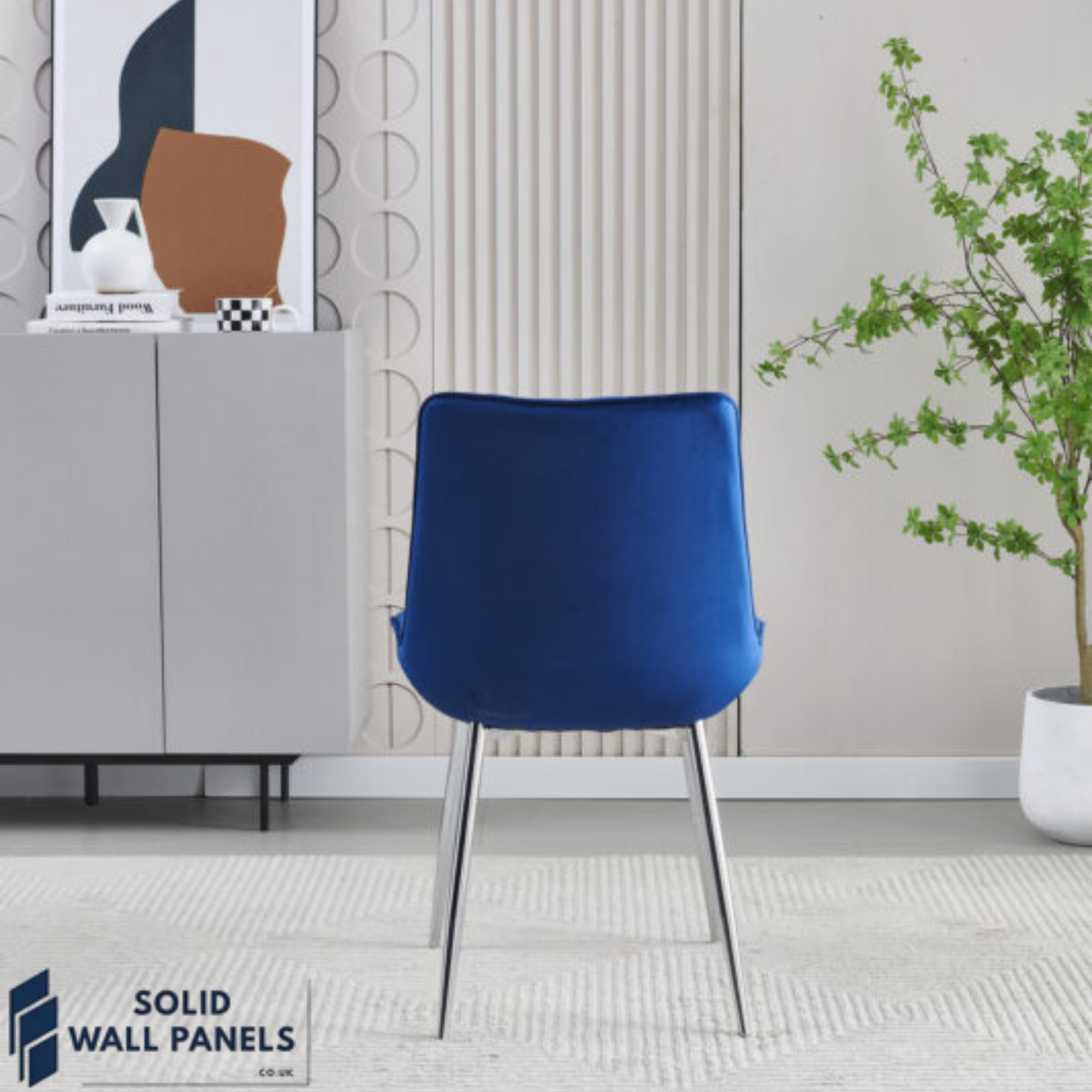 Modern Design Mortiz Velvet Dining Chair | 4 Colours Available