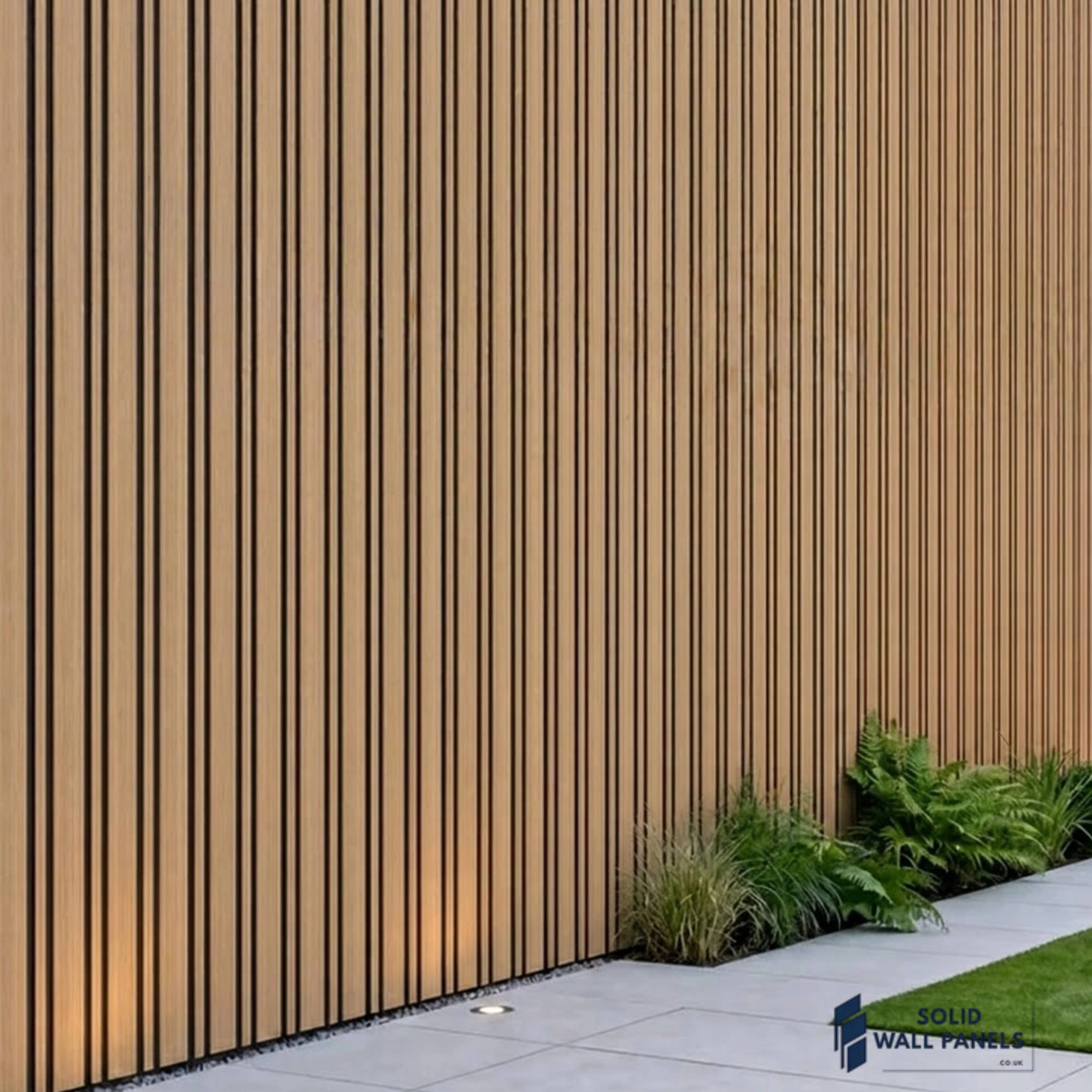 Multi-Width PVC Outdoor Wall Panels - 240cm x 30cm (8 Panels Per Pack)