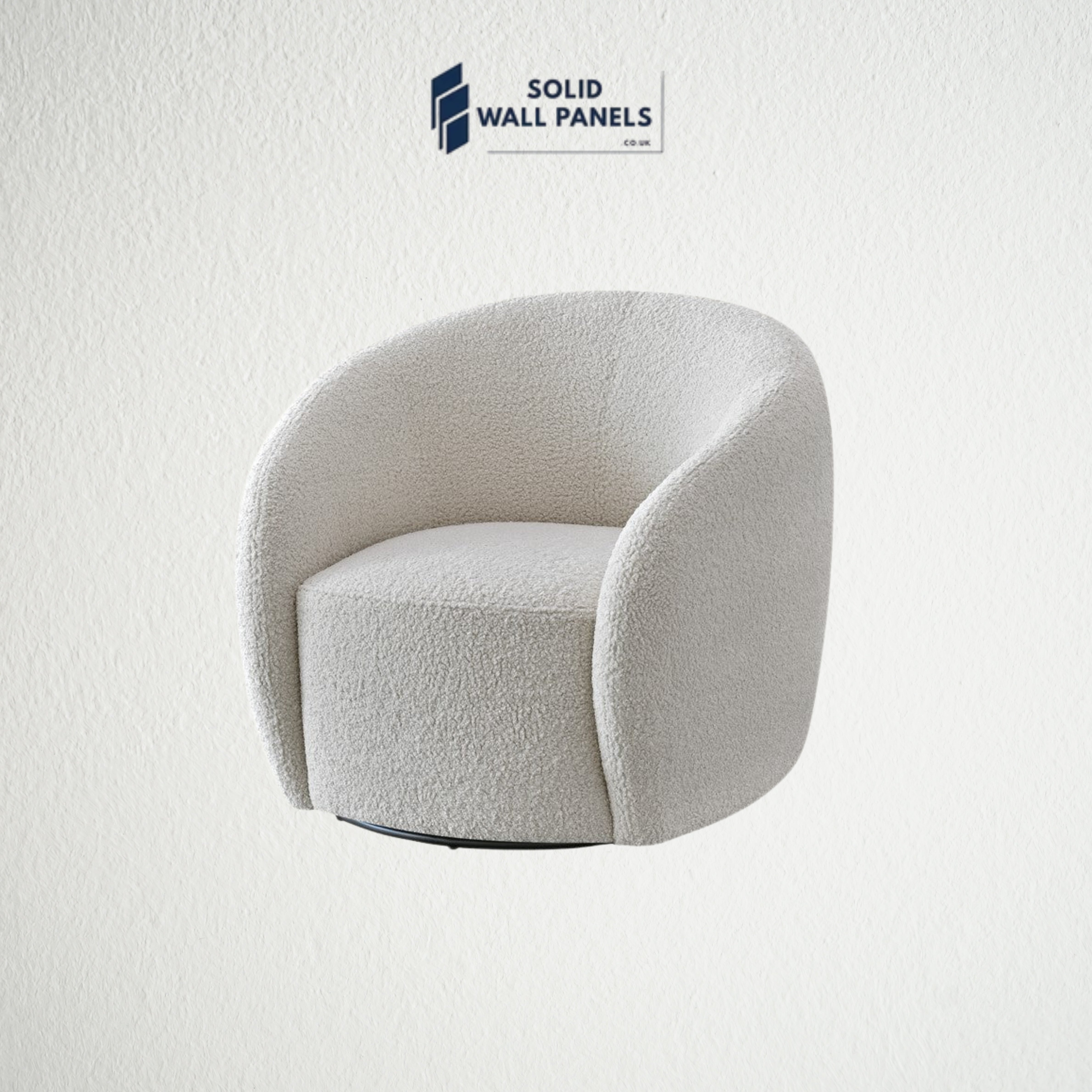 Nolita Boucle Accent Chair – Luxury Curved Design | Soft Boucle Fabric