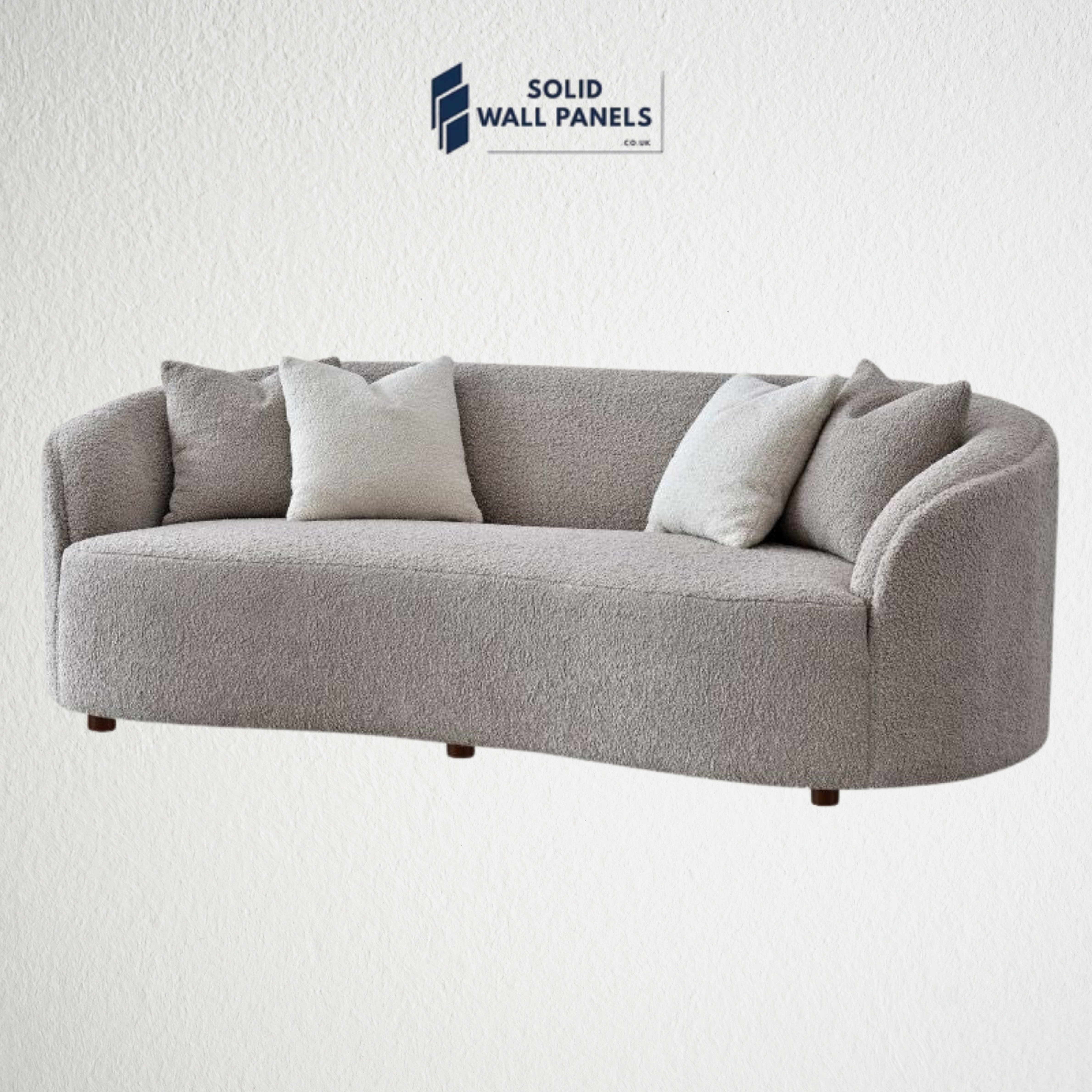 Nolita Boucle Teddy Sofa – 3 Seater Luxury Comfort | Soft Boucle Fabric