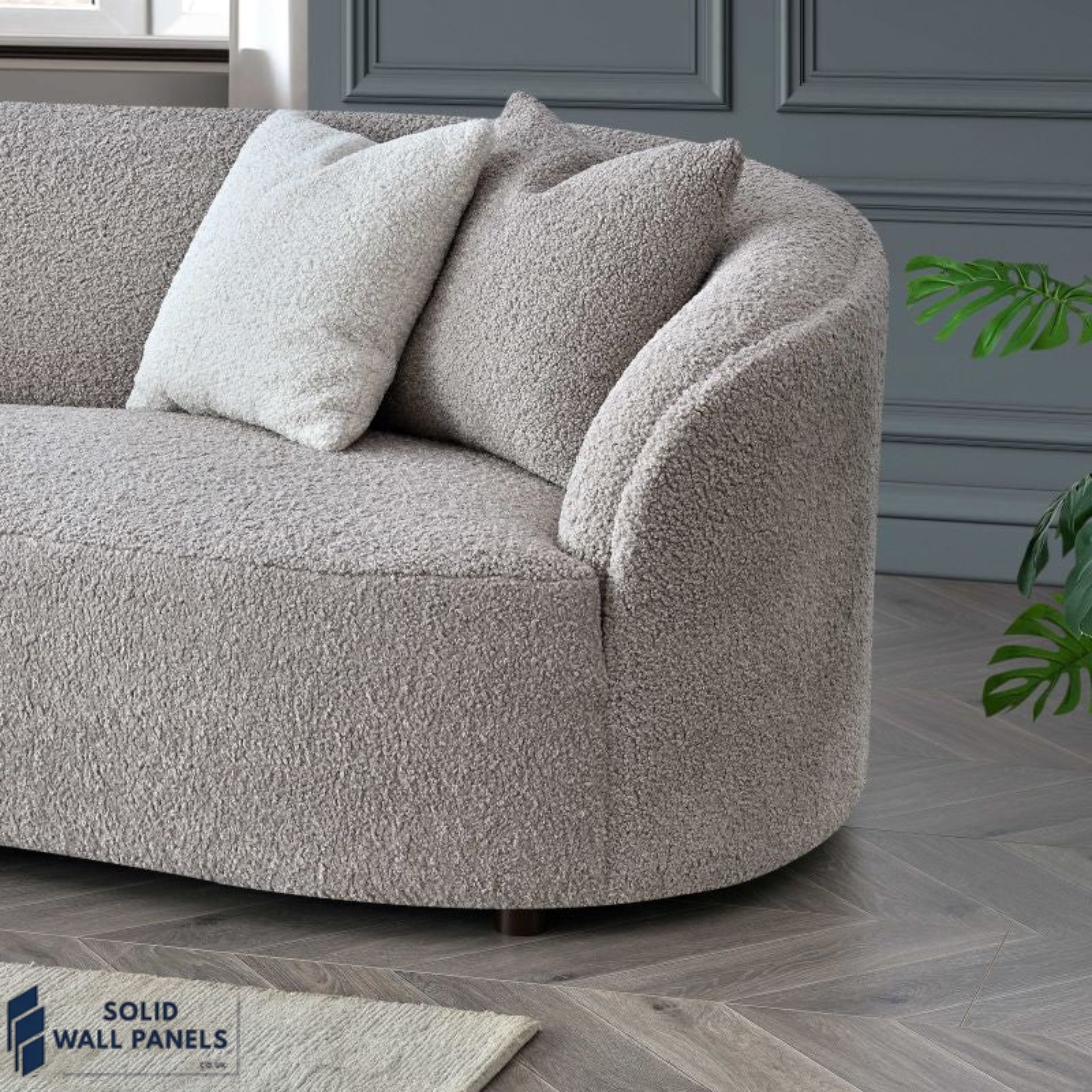 Nolita Boucle Teddy Sofa – 3 Seater Luxury Comfort | Soft Boucle Fabric