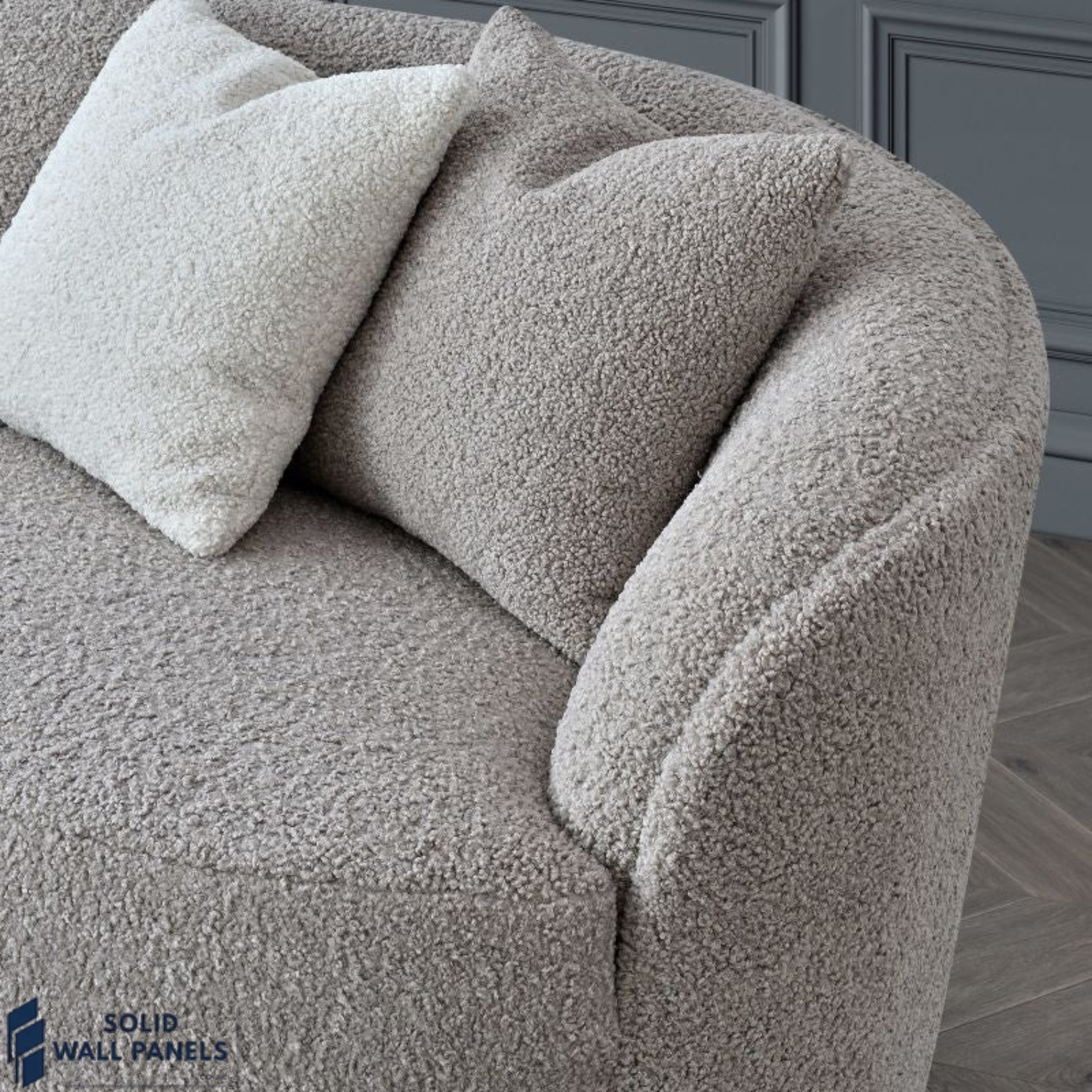 Nolita Boucle Teddy Sofa – 3 Seater Luxury Comfort | Soft Boucle Fabric