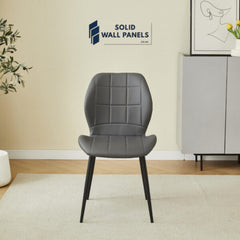 Oliver PU Leather Dining Chair | Black, Grey, White | Modern Design