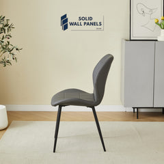 Oliver PU Leather Dining Chair | Black, Grey, White | Modern Design