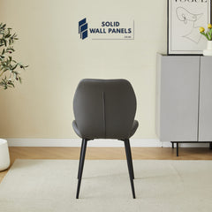 Oliver PU Leather Dining Chair | Black, Grey, White | Modern Design