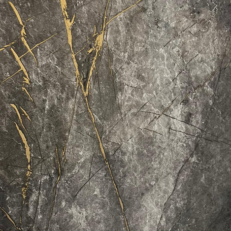 PVC Wall Panels – Black & Gold 60x240cm | Waterproof & Easy Install