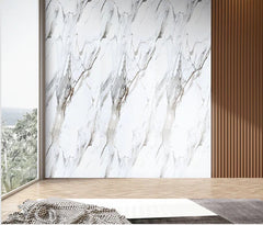 PVC Wall Panels –White Marble 60x240cm | Waterproof & Easy Install