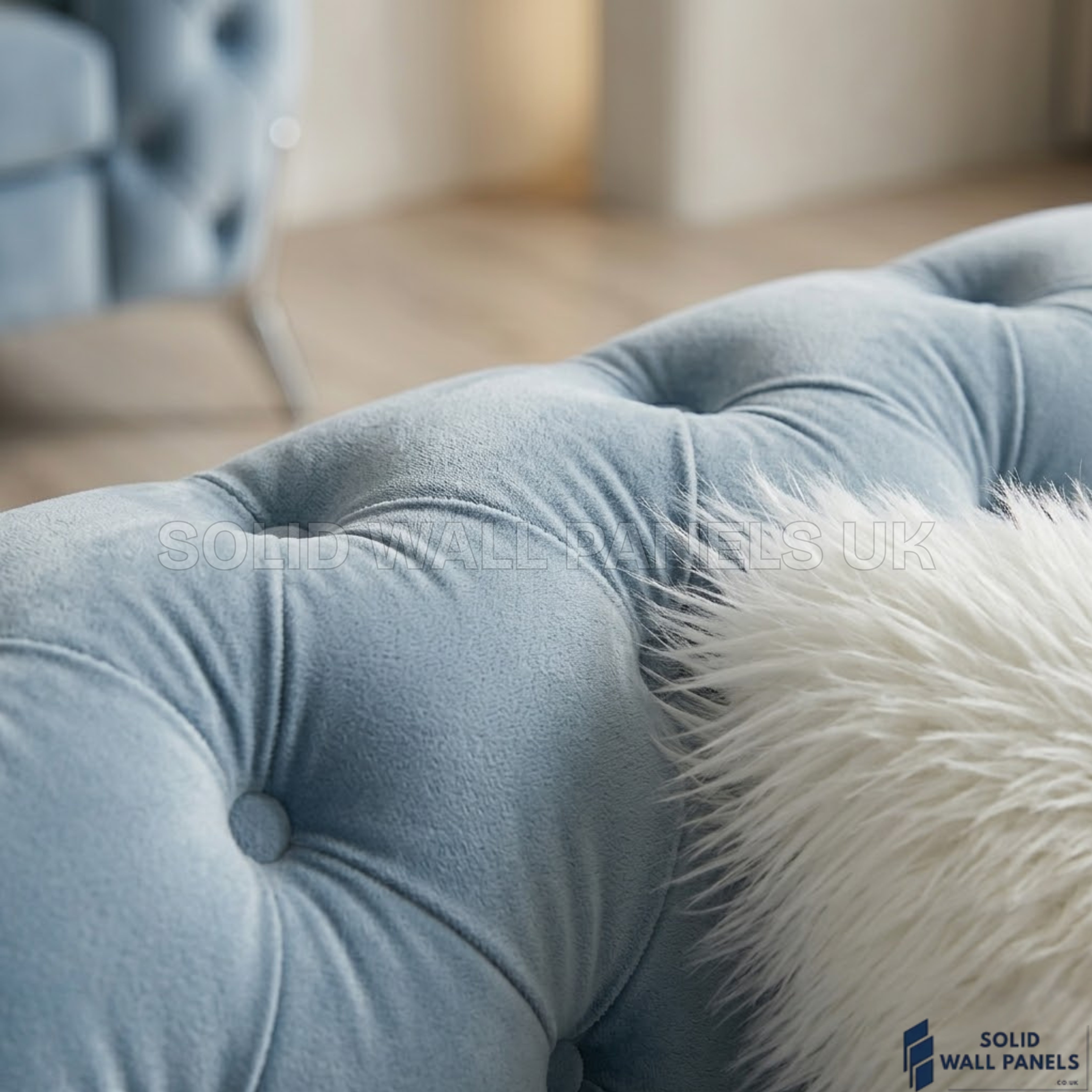 Paris Grey Shimmer Sofa Set – 3+2+1 Chesterfield Velvet Fabric | Chrome Leg Modern Design