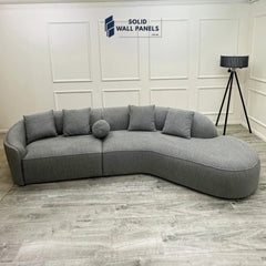 Pebble Boucle Fabric Premium Sofa – Modern Ergonomic Design | Luxury Comfort