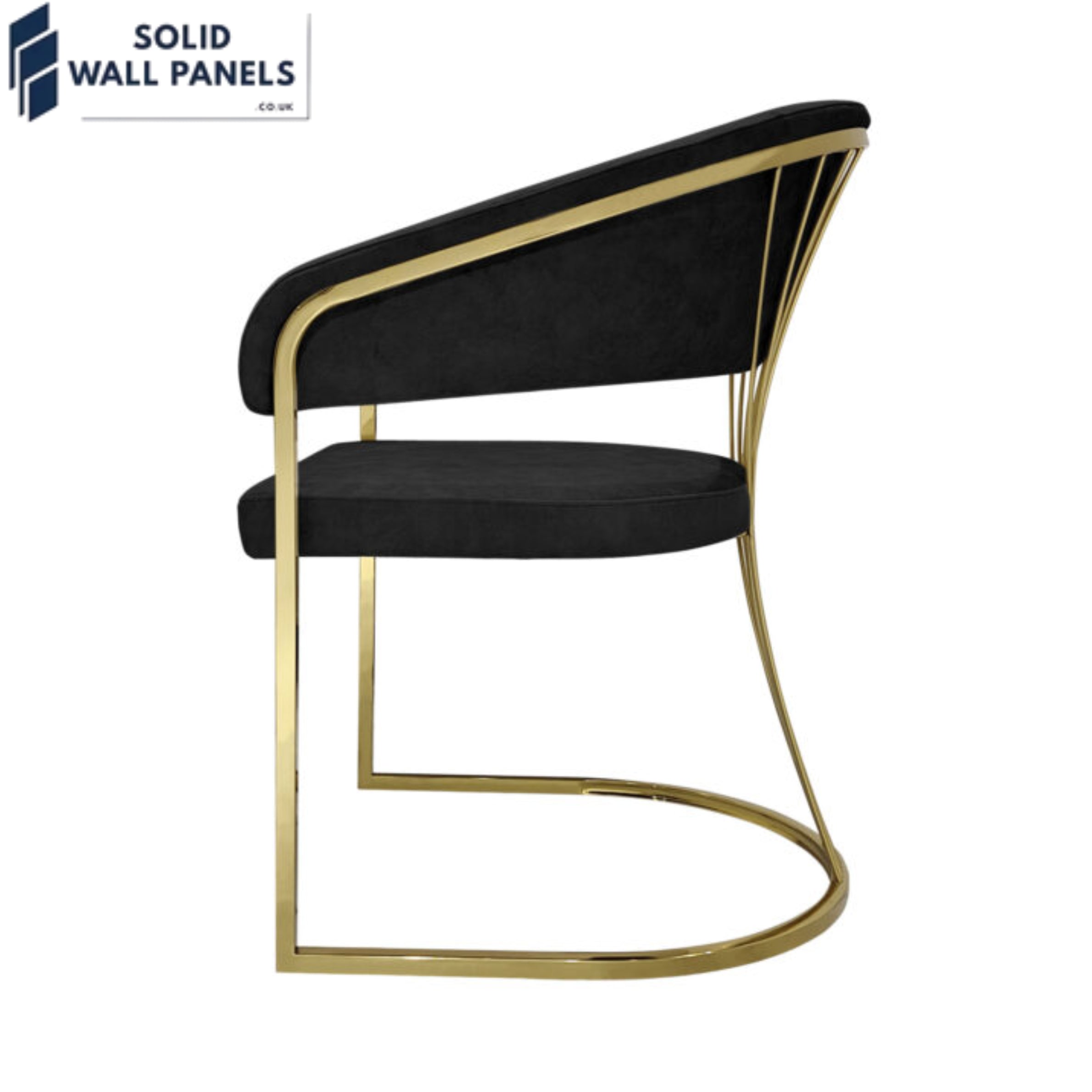 Premium Porado Leathaire Dining Chair Available in Silver & Gold Legs