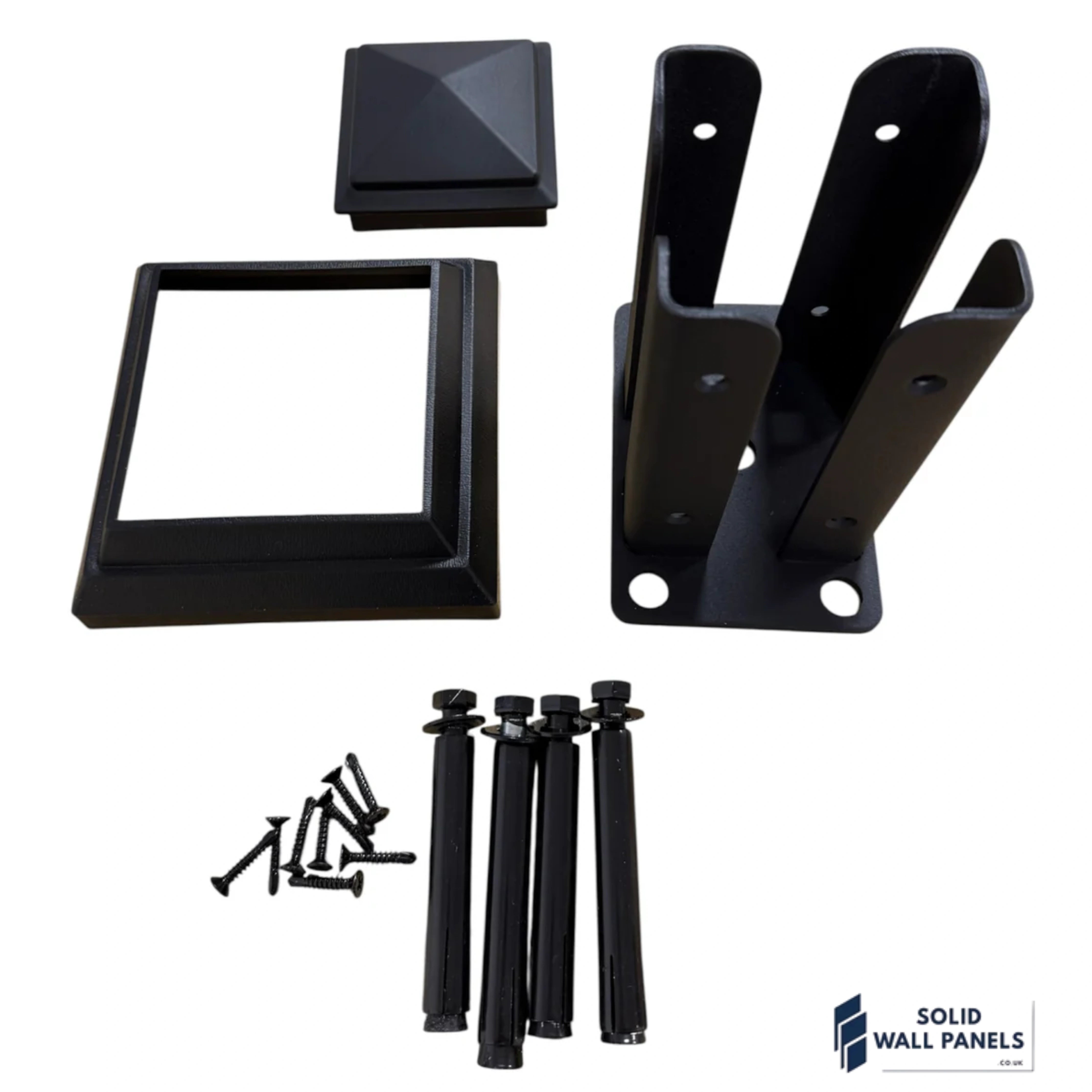 Premium Black Composite Fence Panels | UV Resistant Low Maintenance Garden Fencing