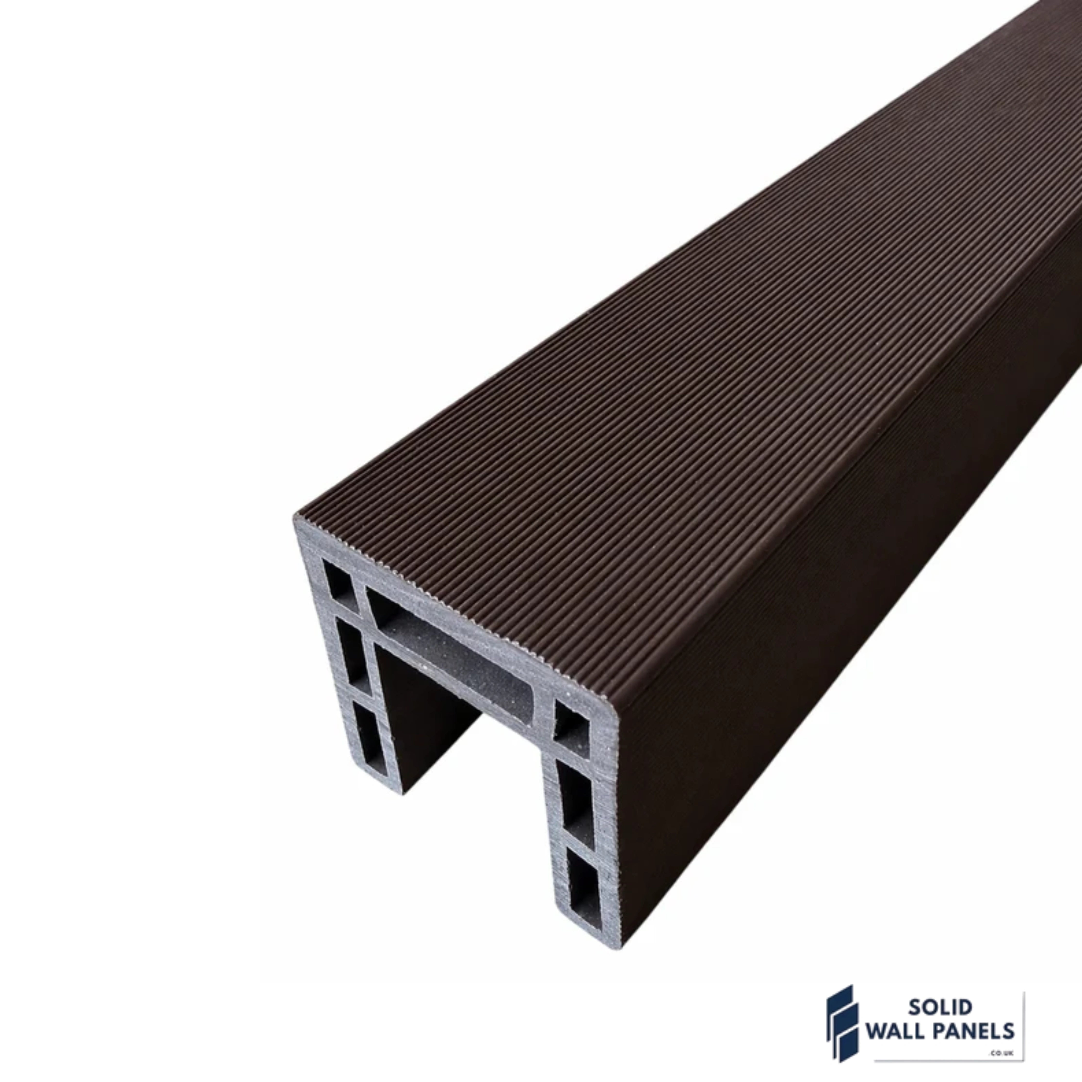 Premium Dark Brown Composite Fence Panels | UV Resistant Low Maintenance Garden Fencing